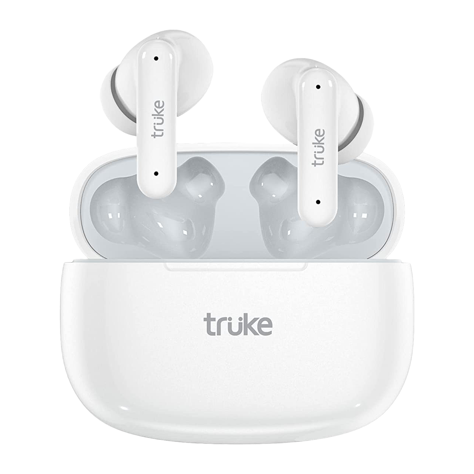 truke Air Buds TWS Earbuds with Environmental Noise Cancellation (IPX4 Water Resistant, Auto In Ear Detection, White)
