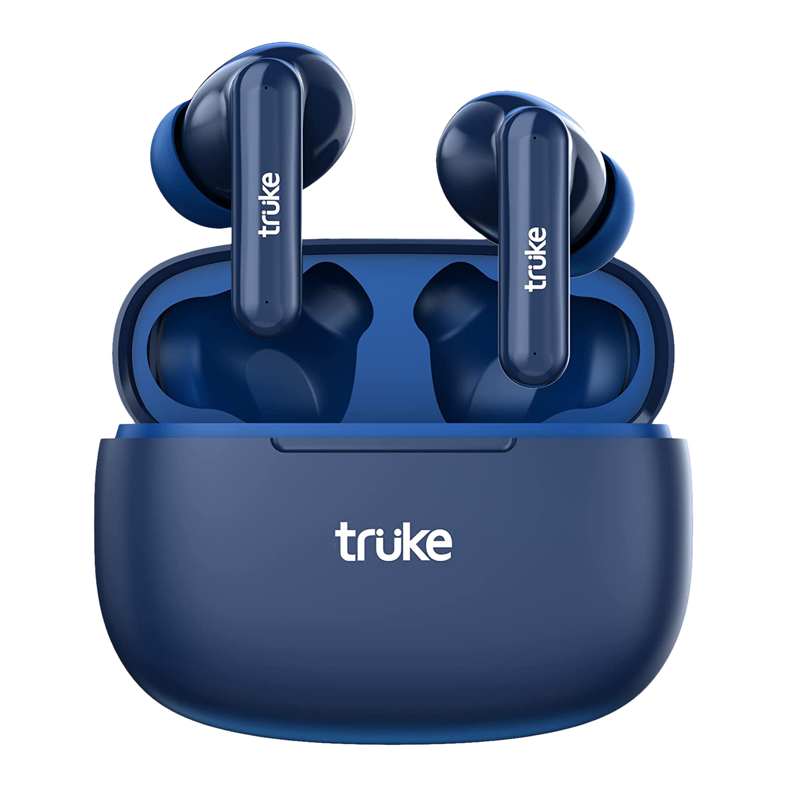 truke Airbuds Lite E1 TWS Earbuds with AI Noise Cancellation (IPX4 Sweat & Water Resistant, 48 Hours Playback, Blue)