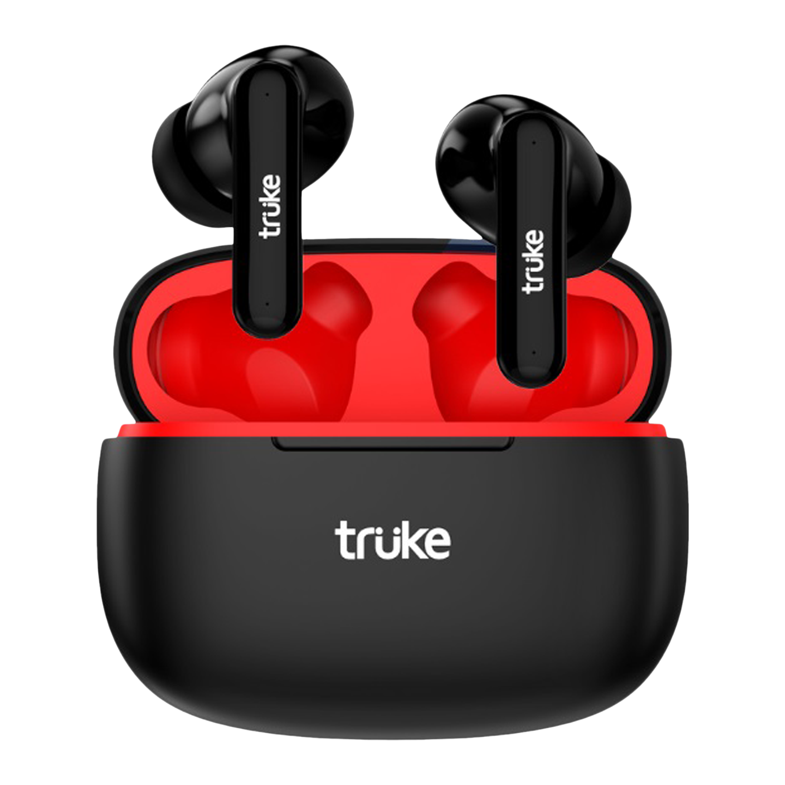 truke Air Buds E216 TWS Earbuds with AI Noise Cancellation (IPX4 Water Resistant, 48 Hours Playback, Black)