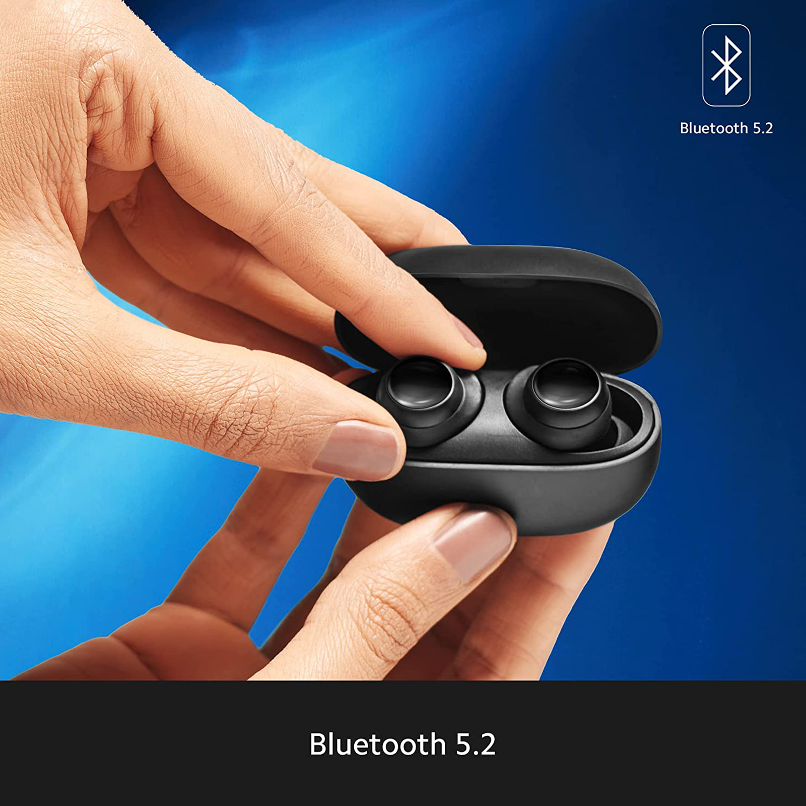 Redmi Buds 3 Lite, True Wireless in Ear Earbuds with Mic, Bluetooth  5.2,IP54 Splash Resistant, Ultra-Light,Fast Charging & Up to 18 Hours  Playback, New Lock-in Design, Quick Touch Response (Black) : 