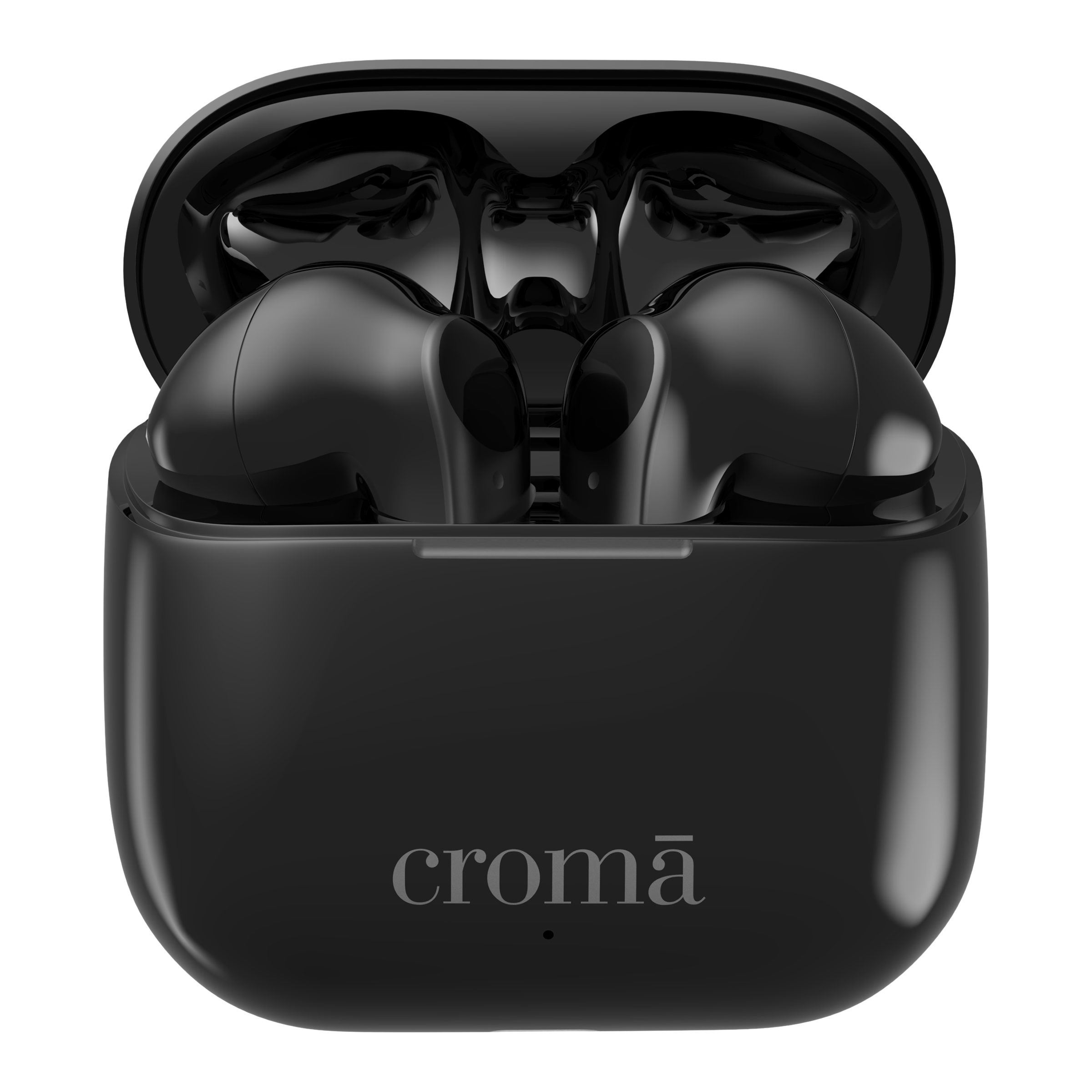 Croma CREEH2008sBTEB TWS Earbuds (Sweat Resistant, Voice Assistant, Black)