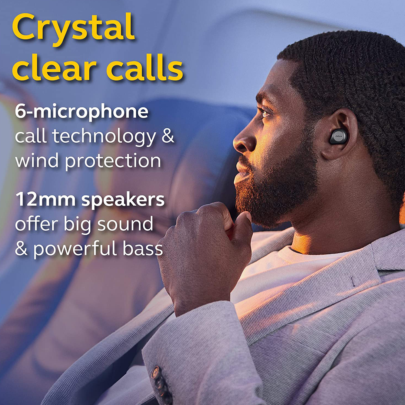 Buy Jabra Elite 85t 100-99190000-40 TWS Earbuds with Active Noise  Cancellation (IPX4 Waterproof  Dustproof, 25 Hours Playtime, Titanium Black)  Online – Croma