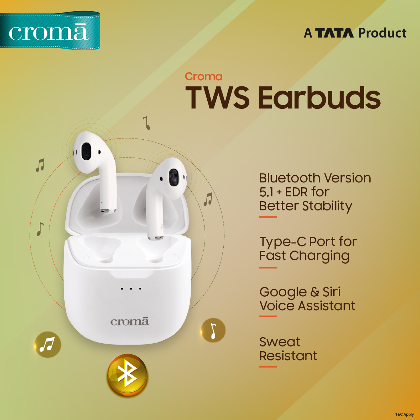 earbuds croma