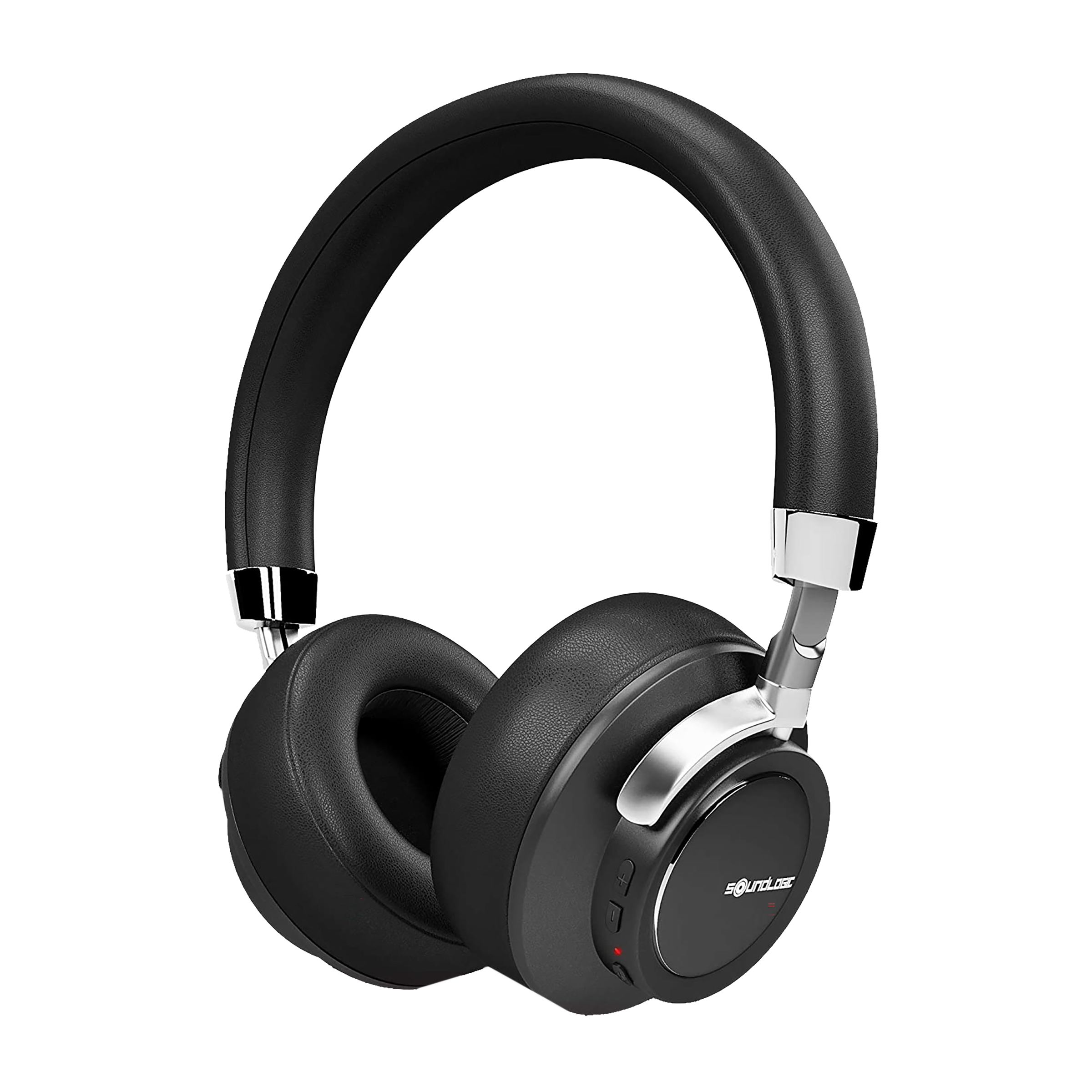 SoundLogic BEB012PX_BL On-Ear Wireless Headphone with Mic (A2DP Bluetooth Compatible, HD Sound Quality, Black)