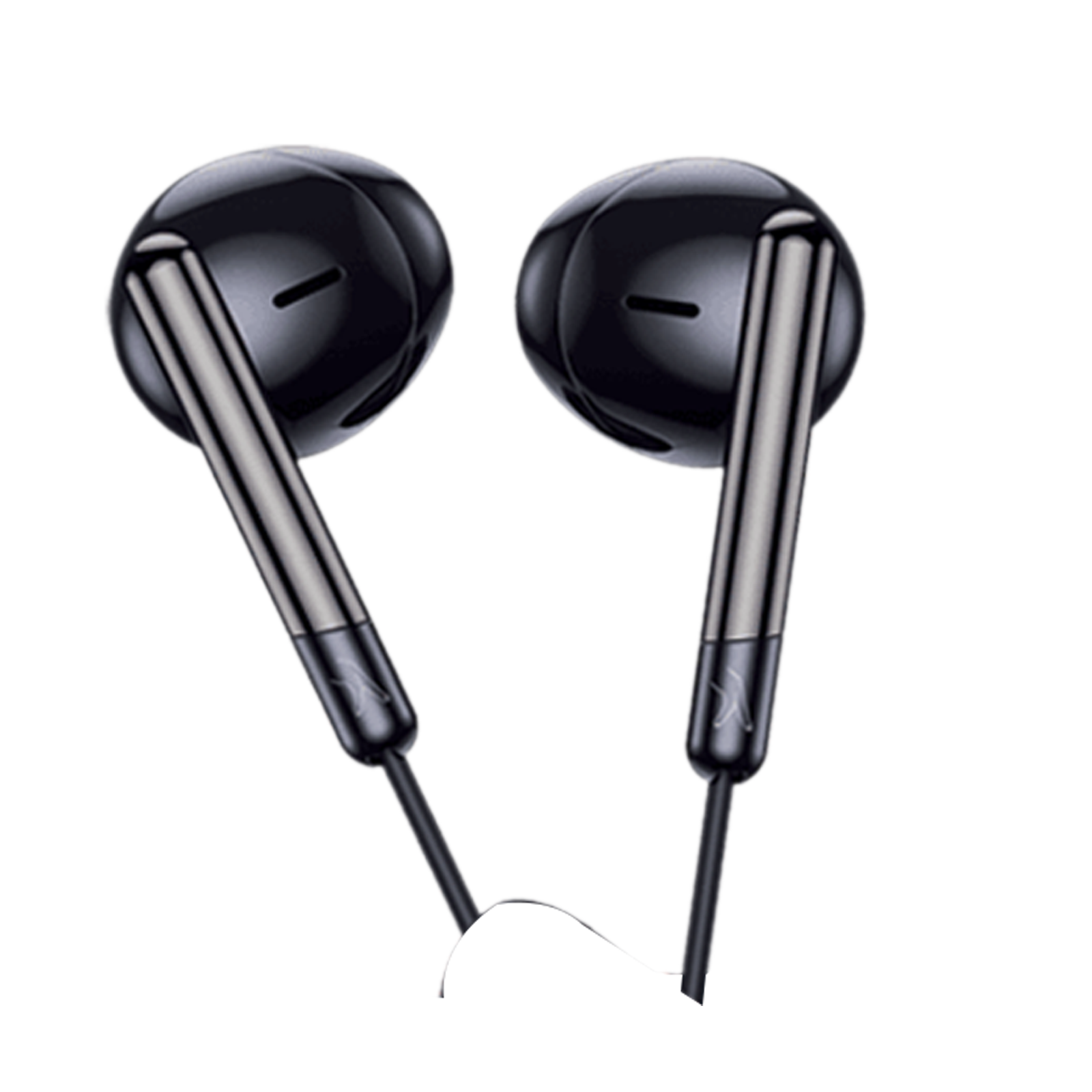 fingers Dr. Cool Wired Earphone with Mic (In Ear, Cool Black)