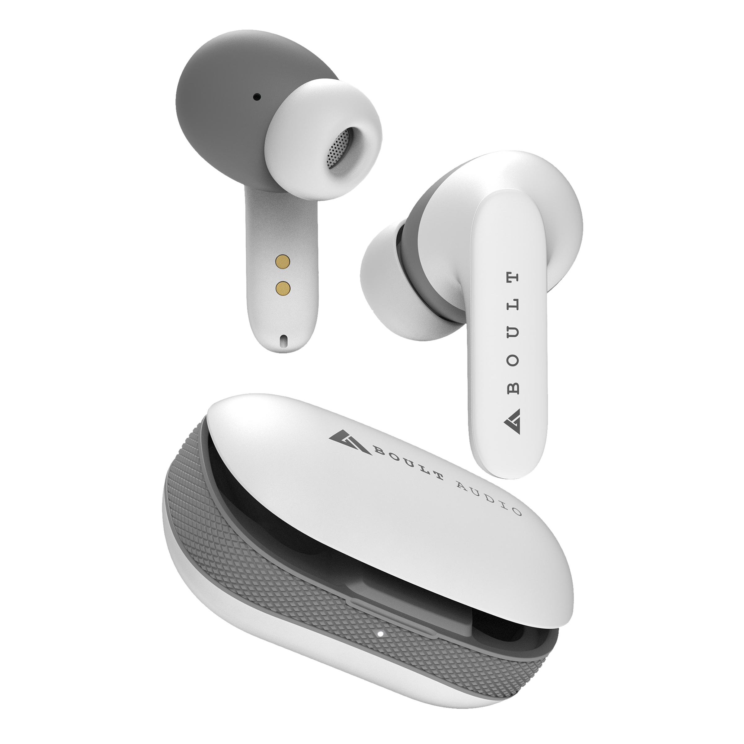 

BOULT AUDIO AirBass Y1 TWS Earbuds (IPX5 Water Resistant, Upto 40 Hours Playback, White)