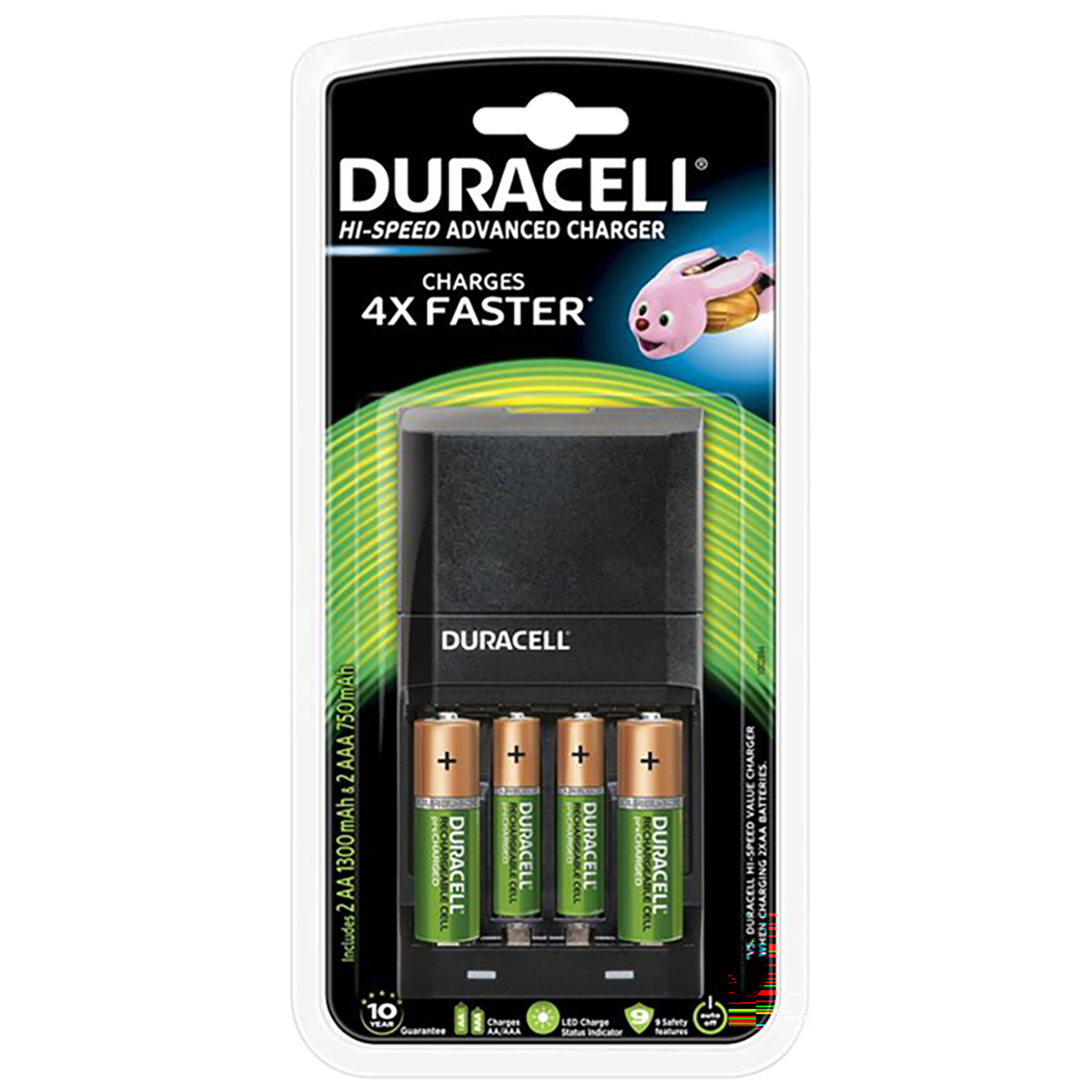 Buy Duracell CEF27 1300 & 750 mAh Alkaline AA & AAA Rechargeable Battery  (Pack of 4) Online – Croma
