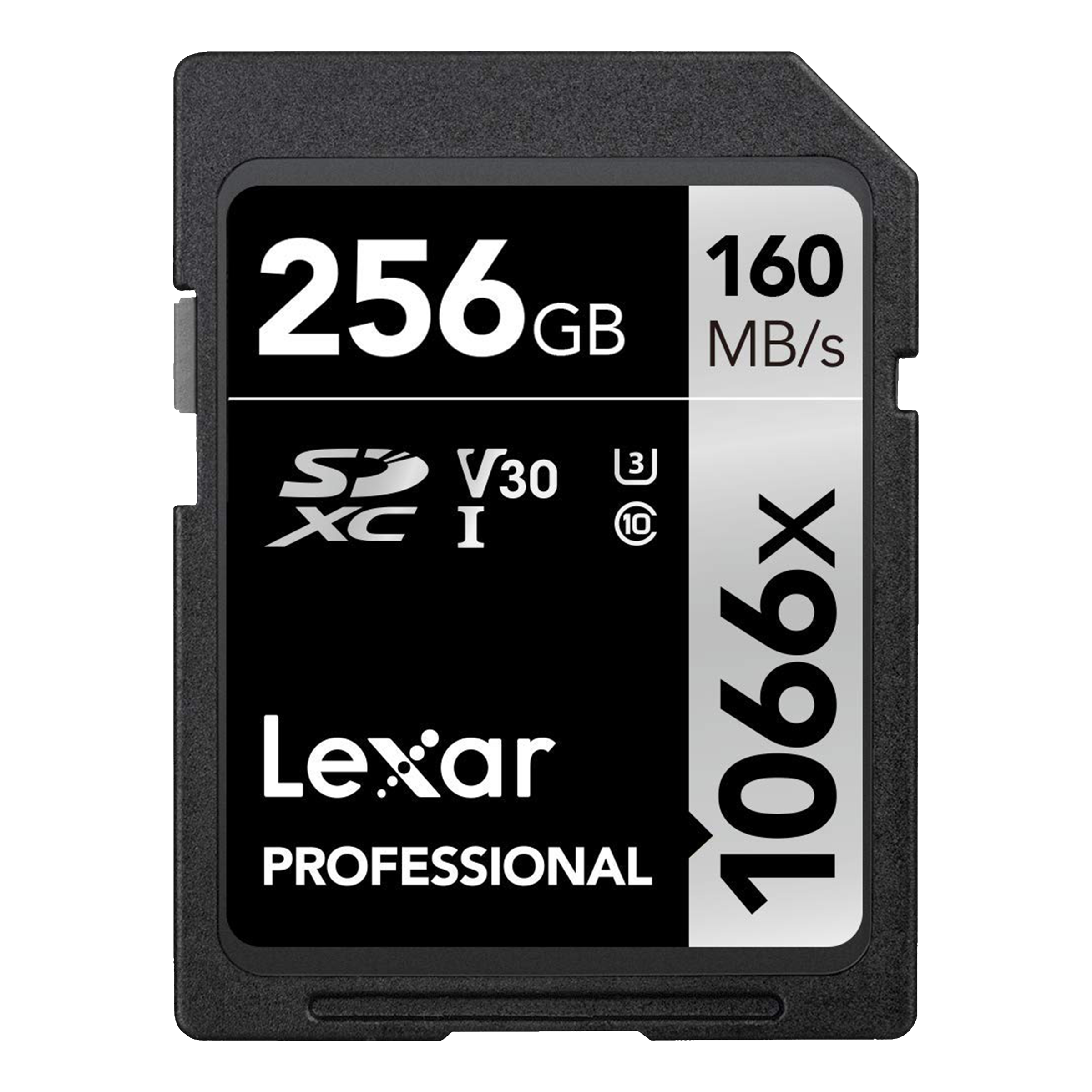 Lexar Professional 1066x SILVER Series SDXC 256GB Class 10 160MB/s Memory Card_1