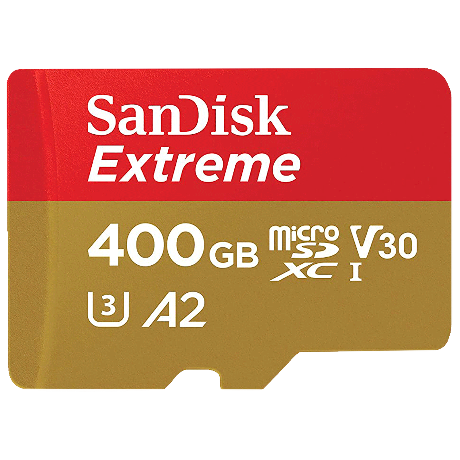 

SanDisk Extreme MicroSDXC 400GB Class 3 160MB/s Memory Card, Red