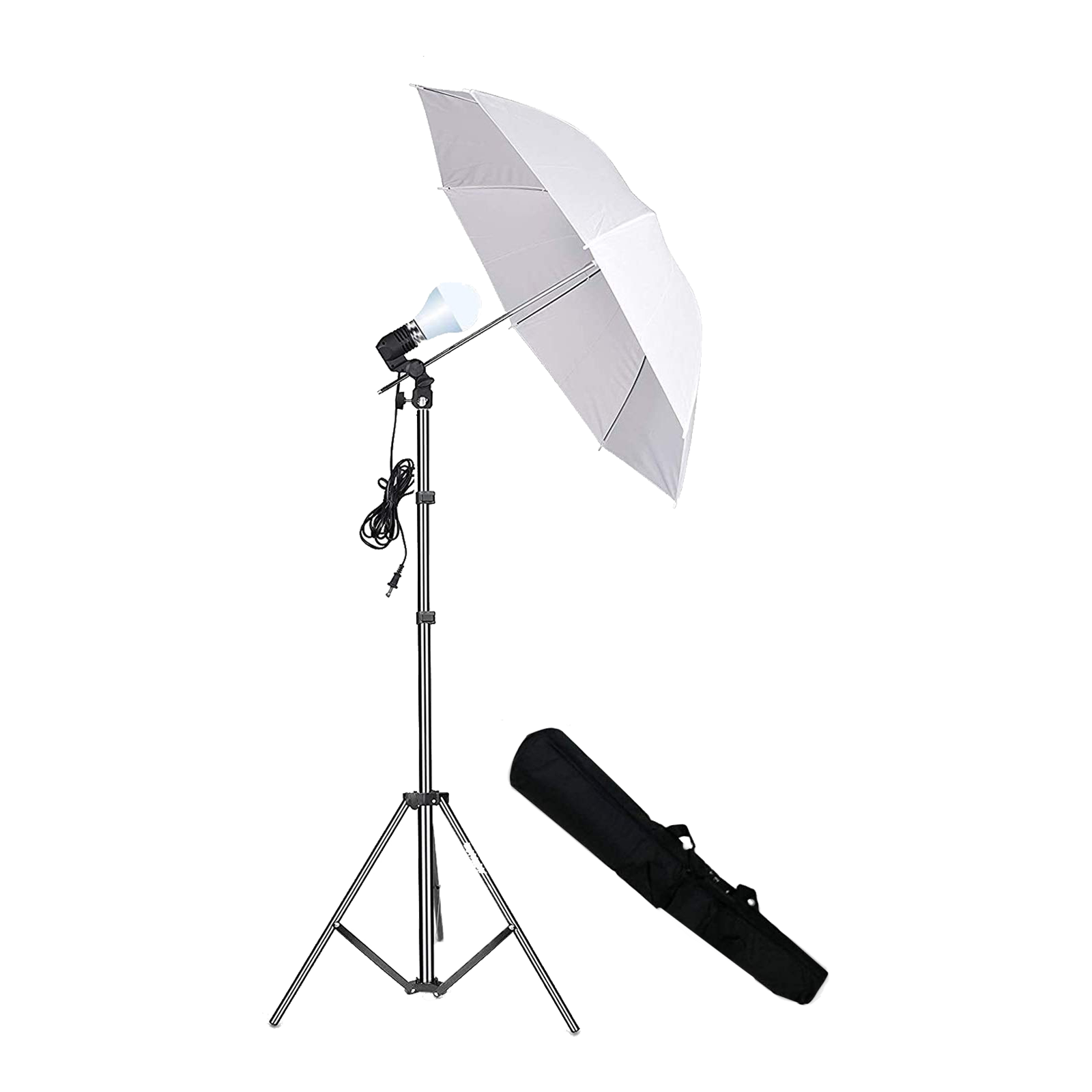 HIFFIN E27 Studio Single Holder Umbrella Lighting Kit (Supports Up to 6000 g)_1