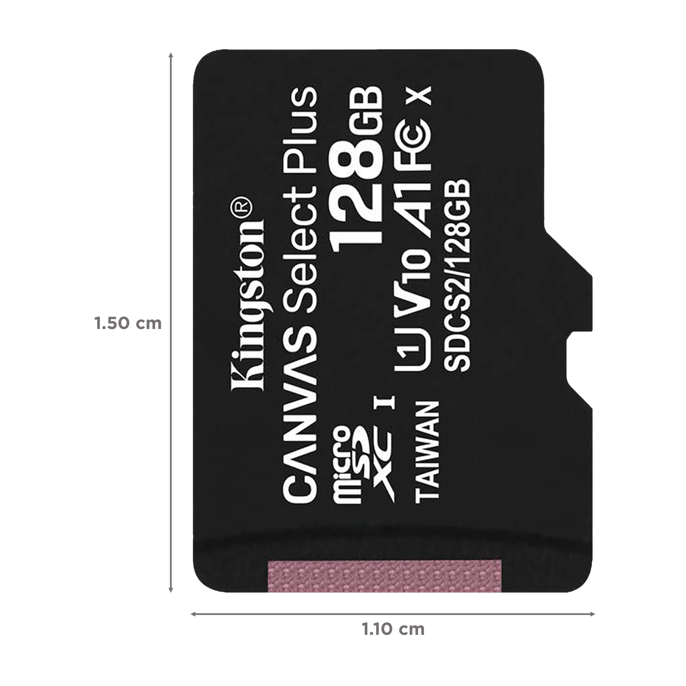 Cartão Micro SD 128Gb 100Mbps Classe 10 Canvas SDXC Kingston - Express  Informática, sempre o preço mais barato.