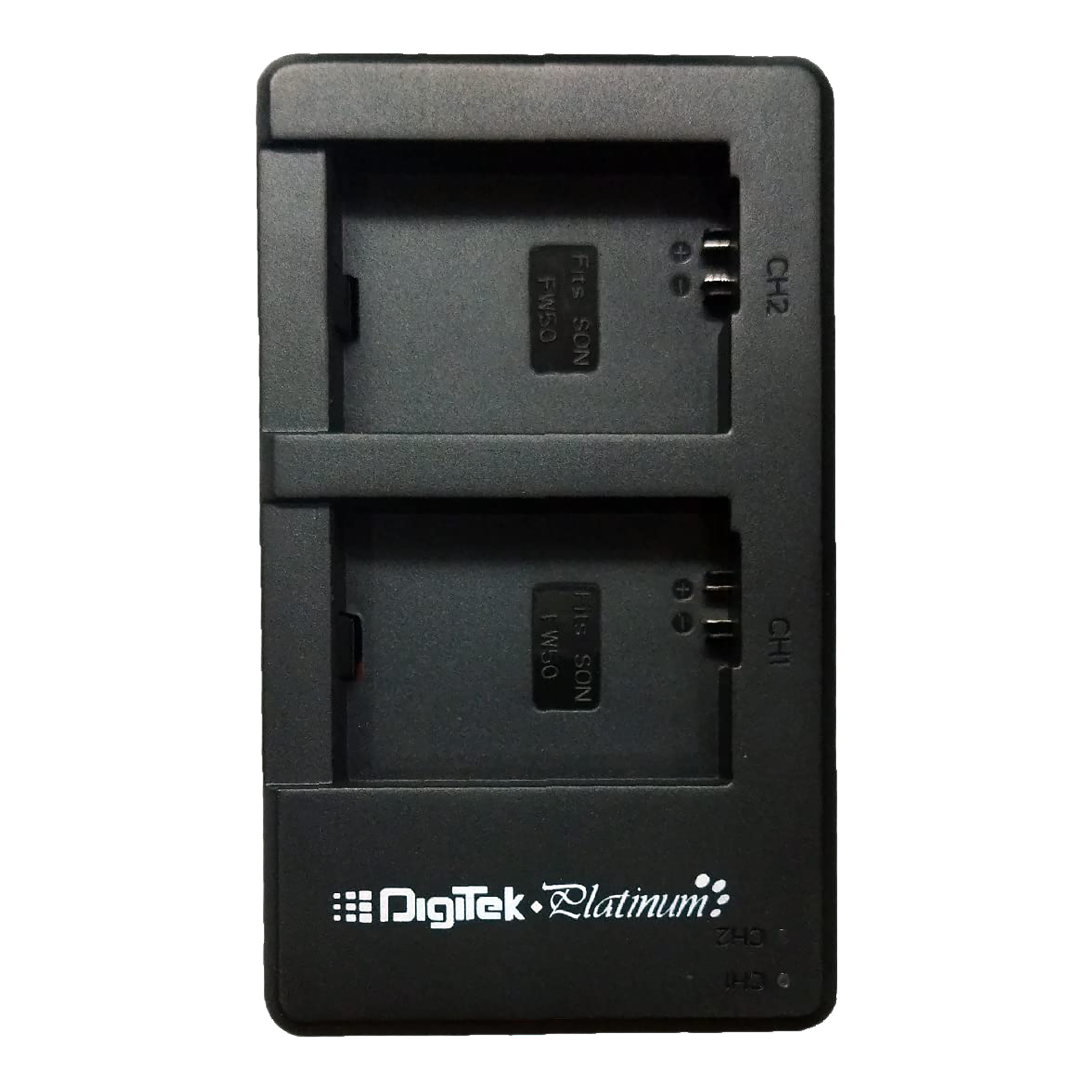 DigiTek Platinum DPUC 010 Fast Camera Battery Charger Combo for FW50 (2-Ports, Over Voltage Protection)