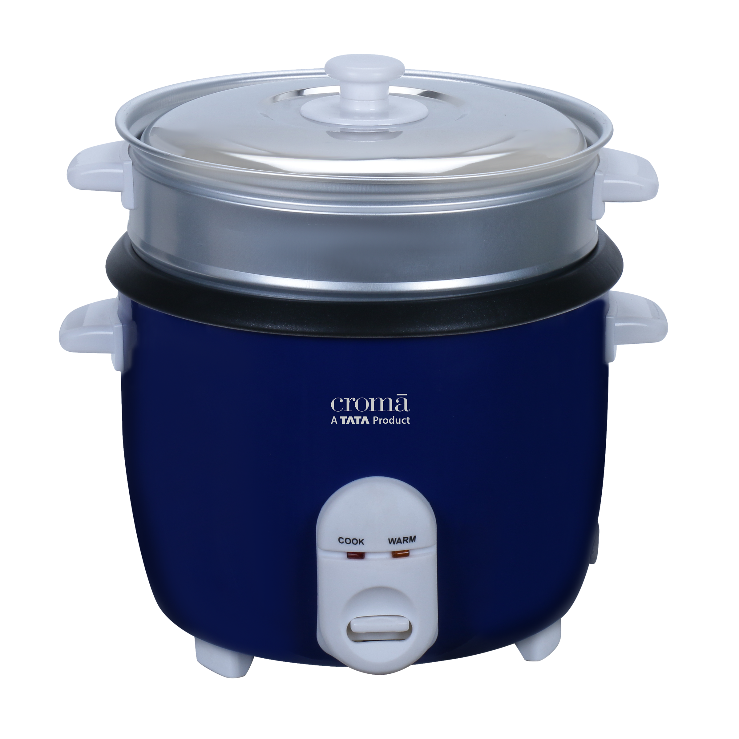 Croma 1.8 Litres Electric Rice Cooker (Overheat Protection, CRSOS18CKA266601, Dark Blue)_1