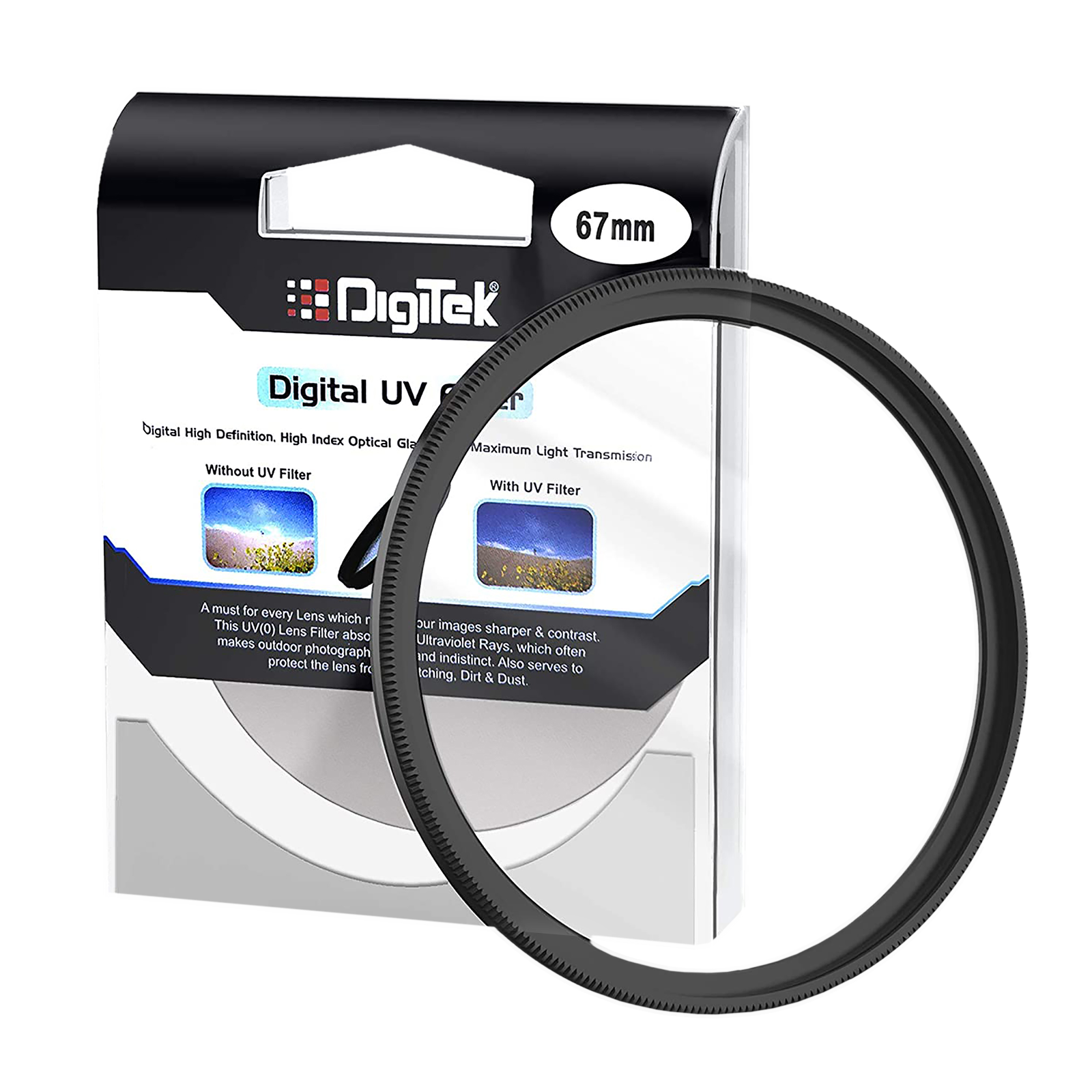 DigiTek 67mm Camera Lens UV Filter (Double Layer Coating)_1