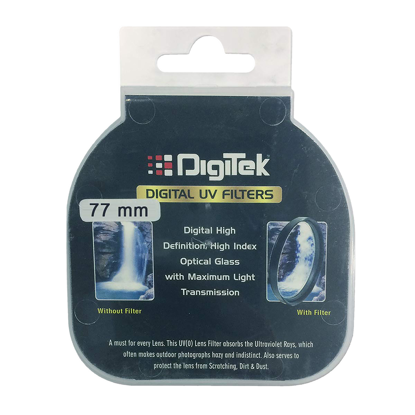 DigiTek 77mm Camera Lens UV Filter (Double Layer Coating)_1