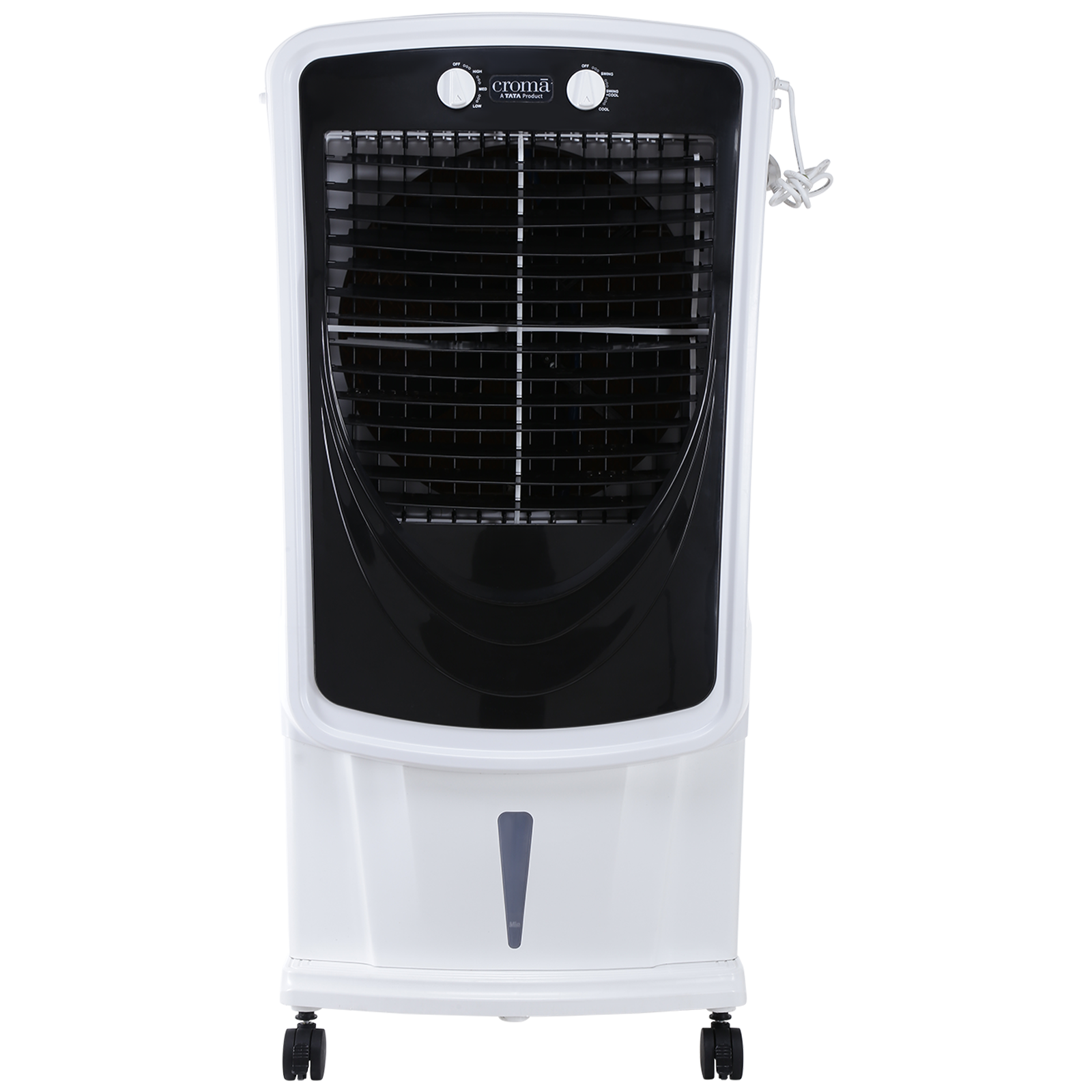 Croma AZ75 75 Litres Desert Air Cooler (Anti-bacterial Honeycomb Pad & Tank, CRLC75LRCA231001, White & Black)