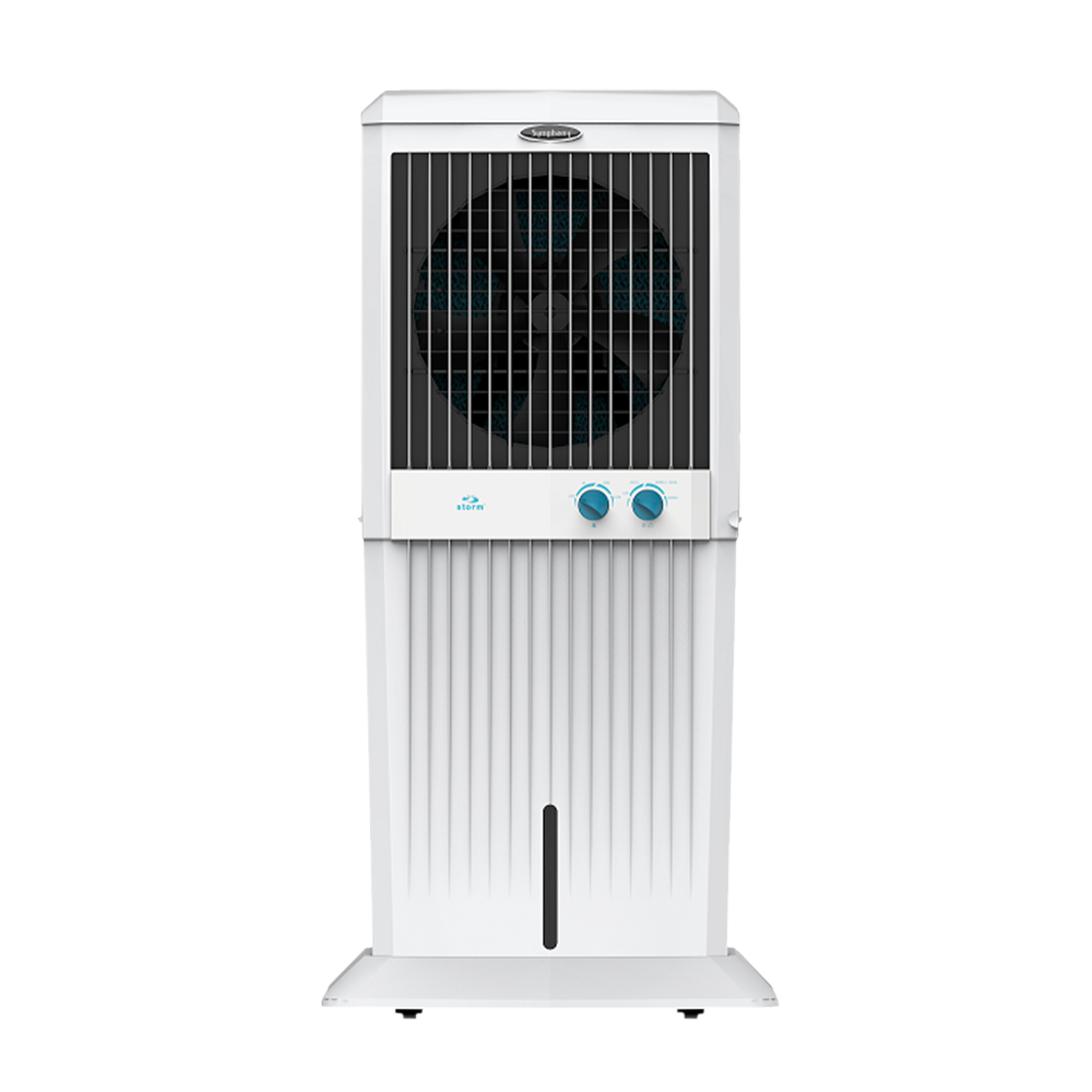 Symphony Storm C 100XL 95 Litres Desert Air Cooler with i-Pure Technology (Cool Flow Dispenser, White)