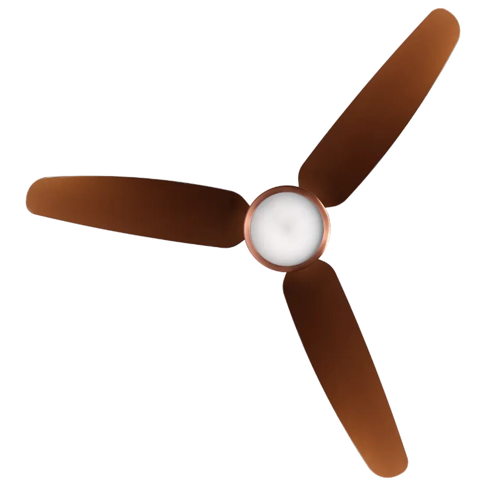 Kuhl Luxus C3 140 cm Sweep 3 Blade Smart Ceiling Fan (With BLDC Motor, 19021B, Brown)