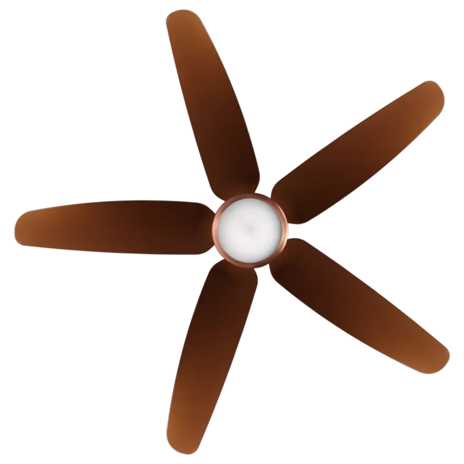 Kuhl Luxus C5 140cm Sweep 5 Blade Smart Ceiling Fan (With BLDC Motor, 19023B, Brown)