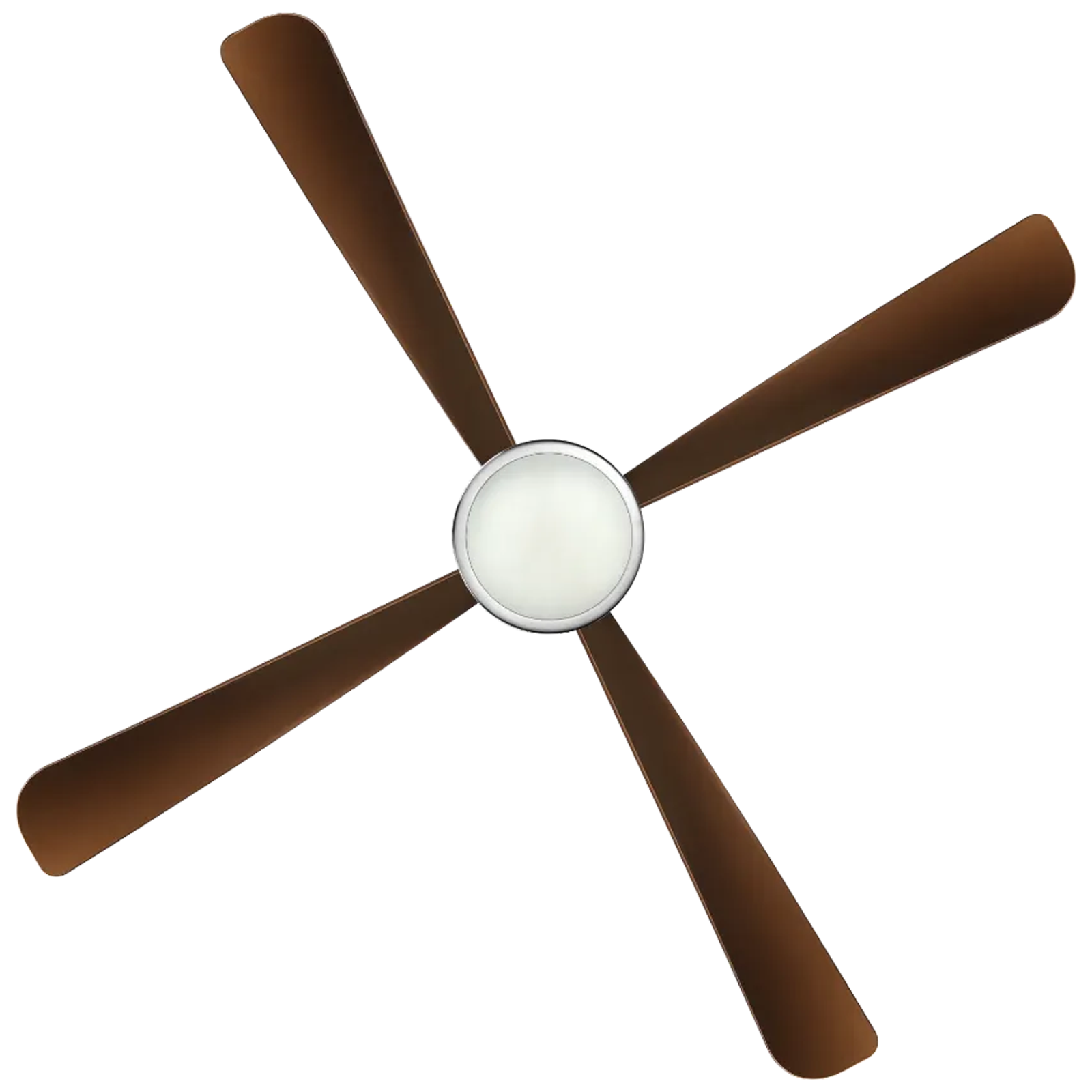 Kuhl Platin D4 150cm Sweep 4 Blade Smart Ceiling Fan (With BLDC Motor, 19031B, Brown)