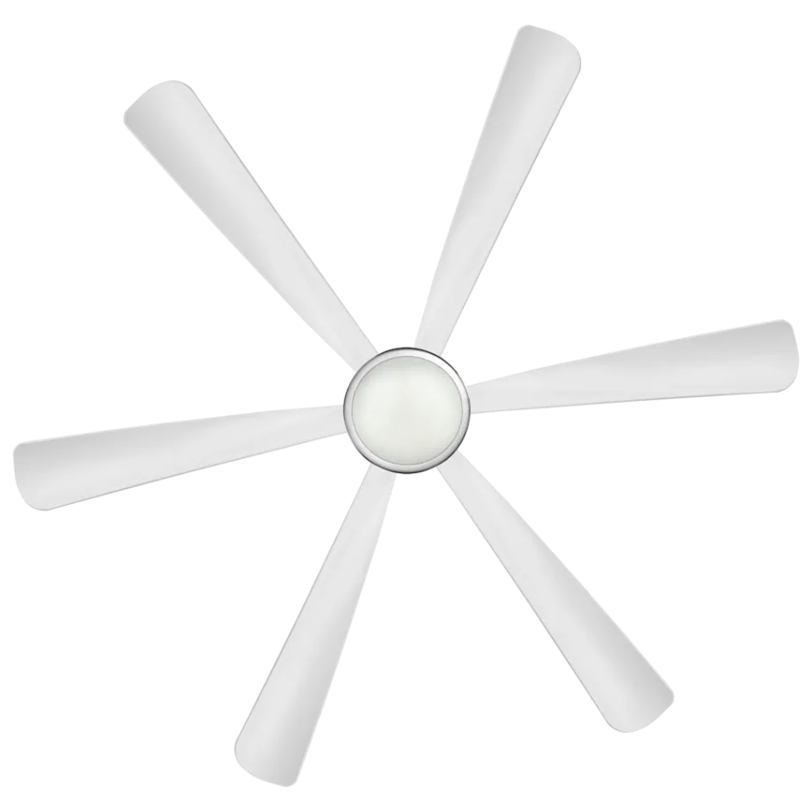 Kuhl Platin D6 150cm Sweep 6 Blade Smart Ceiling Fan (With BLDC Motor, 19034W, White)