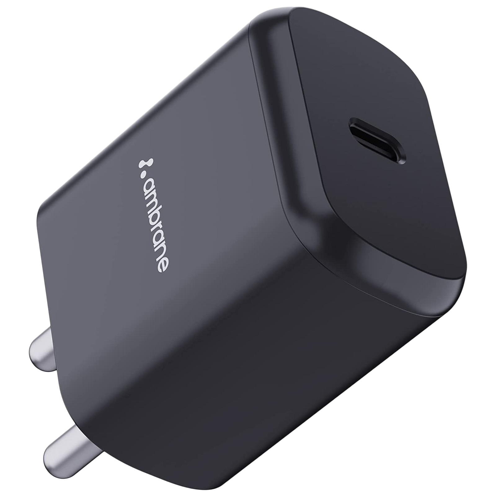 Ambrane Raap M20 20W Type C Fast Charger (Adapter Only, Black)_1