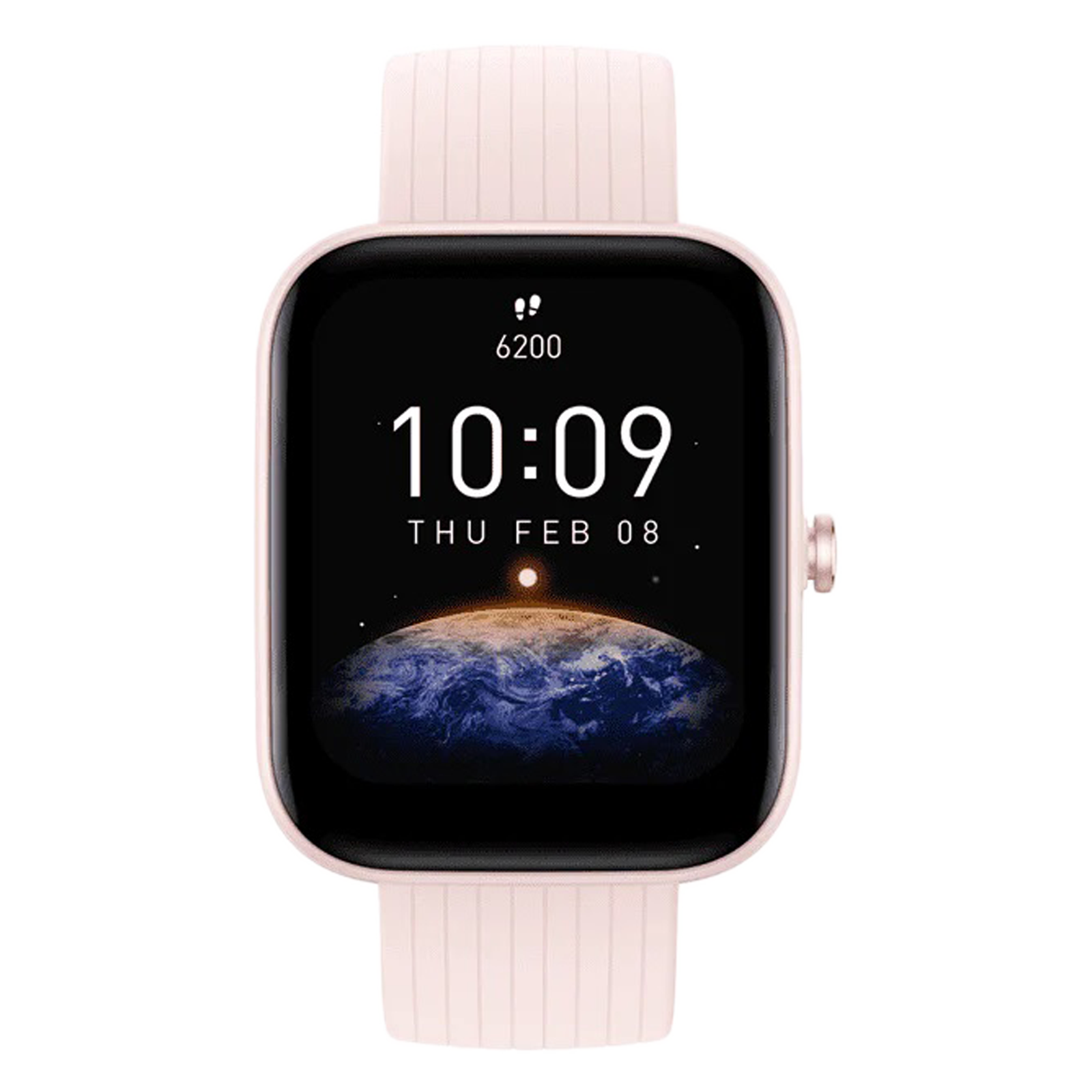 

Amazfit Bip 3 Smartwatch with Health Monitoring (42.92mm TFT Display, Water Resistant, Pink Strap)