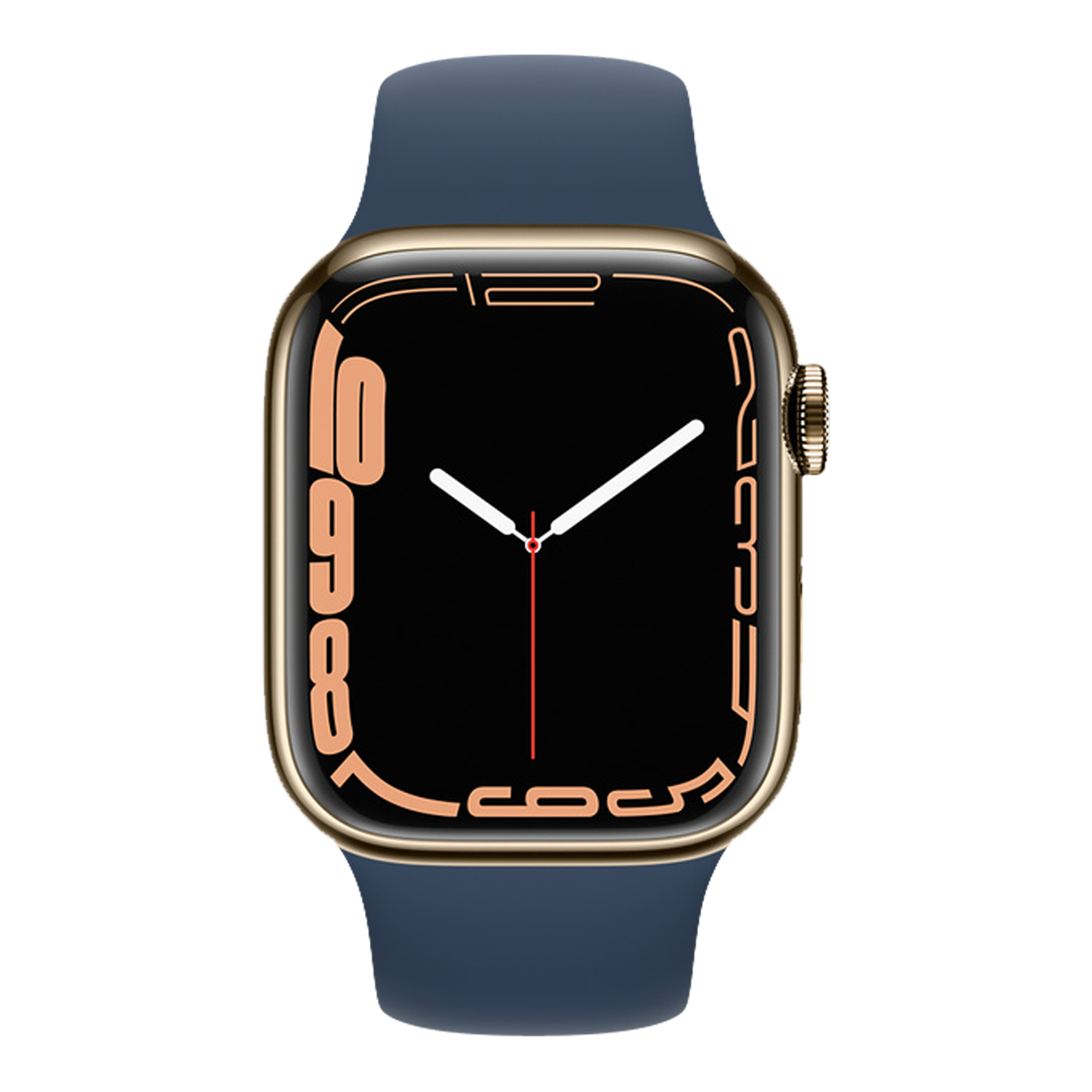 

Apple Watch Series 7 with Abyss Blue Sport Band (41mm OLED Retina Display, Abyss Blue Aluminium Case), No color