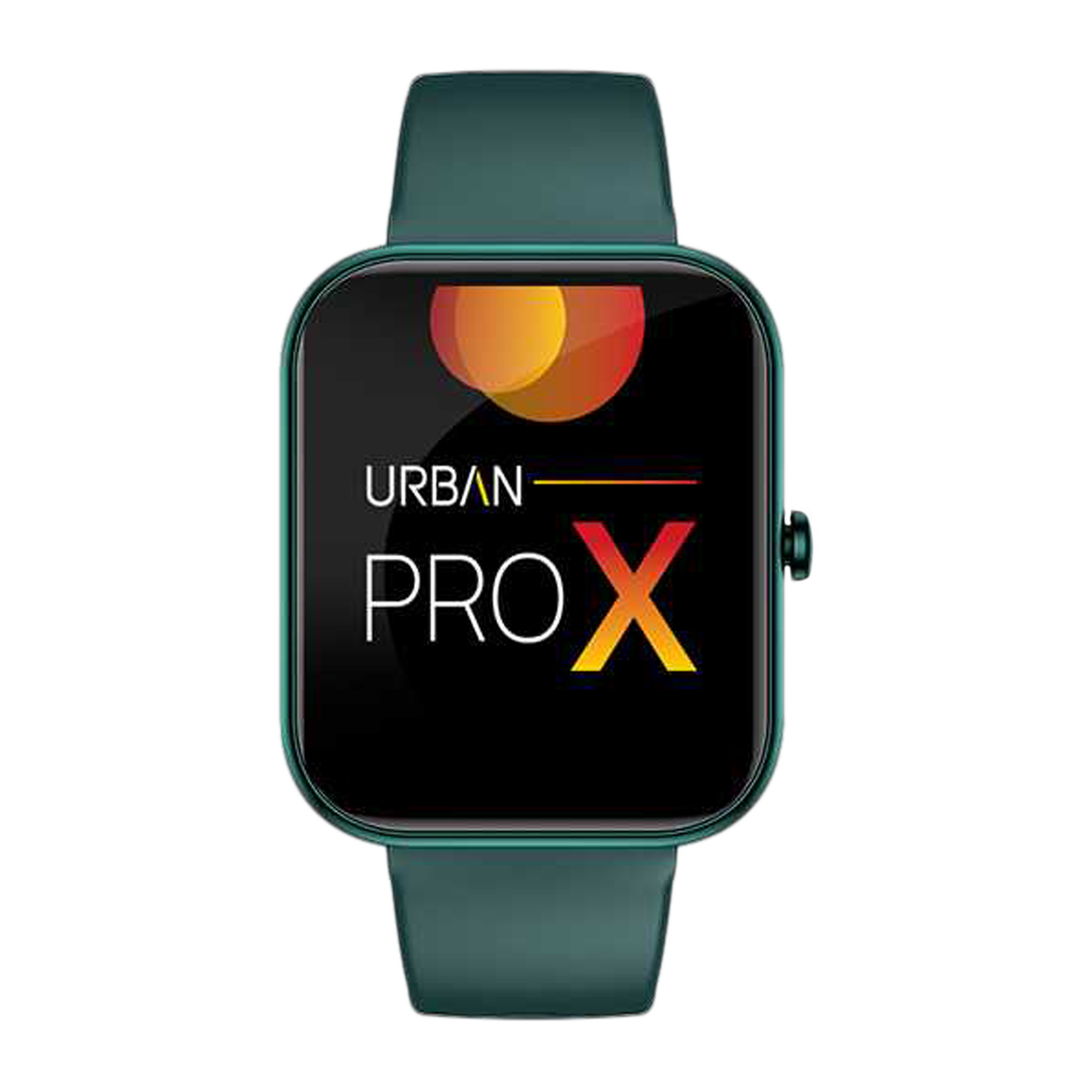 in base Urban PRO X Smartwatch with Bluetooth Calling (45.72mm IPS TFT Display, Water Resistant, Green Strap)