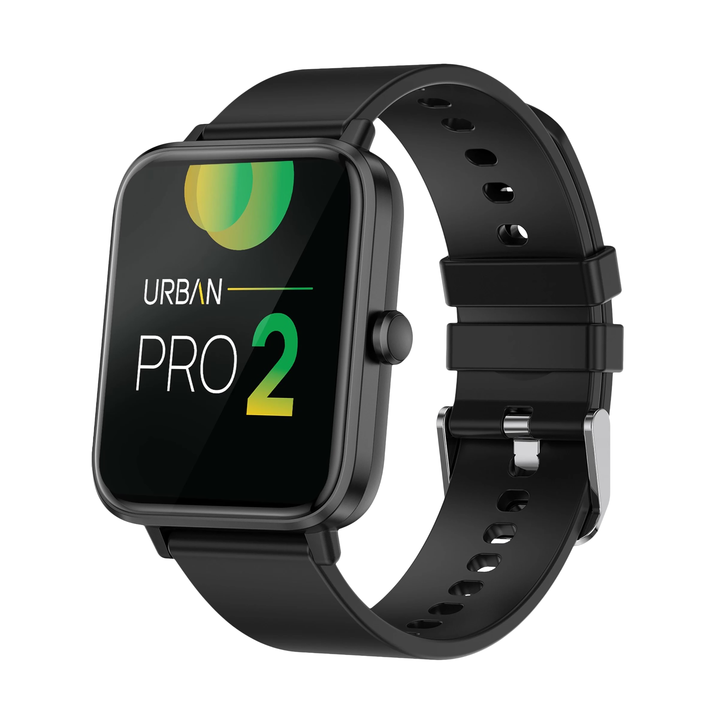 in base Urban PRO 2 Smartwatch with Bluetooth Calling (43.18mm IPS TFT  Display, IPX67 Water Resistant, Black Strap)