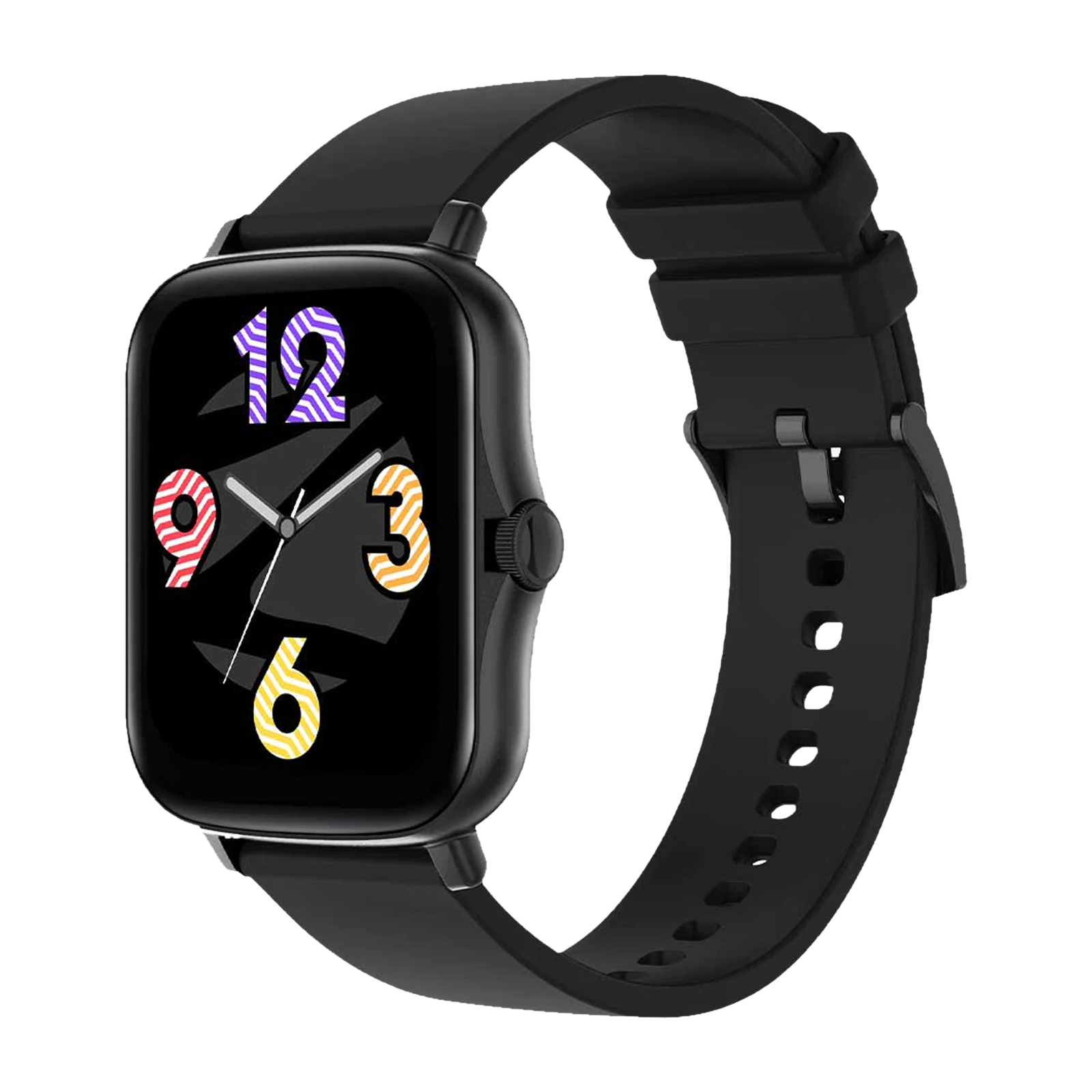 

Zebronics Fit Smartwatch with Bluetooth Calling (42.9mm TFT Color Display, IP67 Water Resistant, Black Strap), No color
