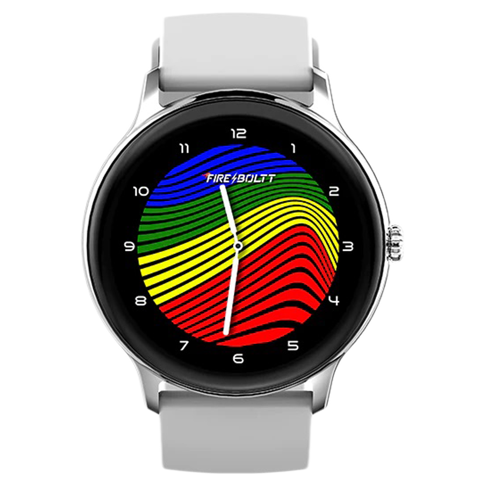 

Fire-Boltt Hurricane BSW034 Smartwatch with Camera & Music Control (33mm HD Display, IP67 Water Resistant, Silver Strap), No color