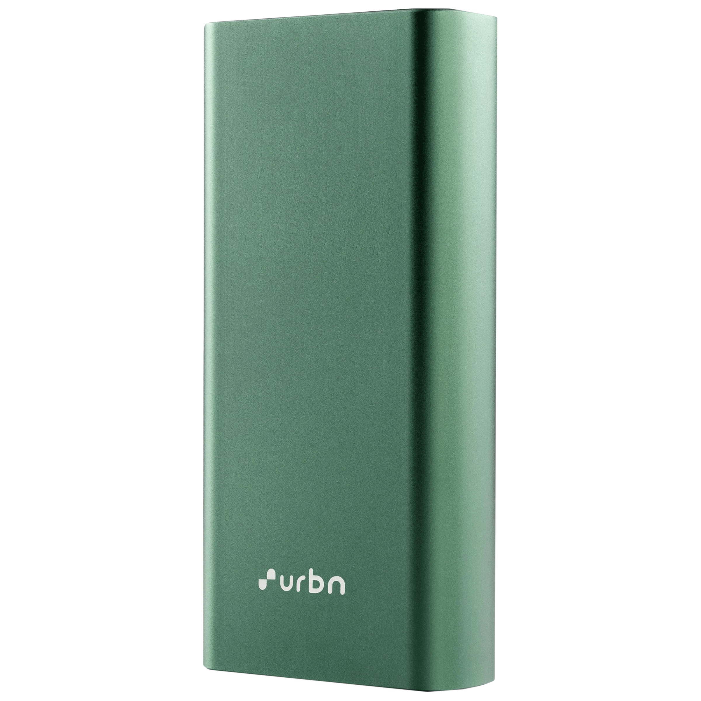 

URBN 20000 mAh 20W Fast Charging Power Bank (1 Micro USB Type B, 1 Type C & 2 Type A Ports, Metal Casing, LED Charging Indicator, Green)