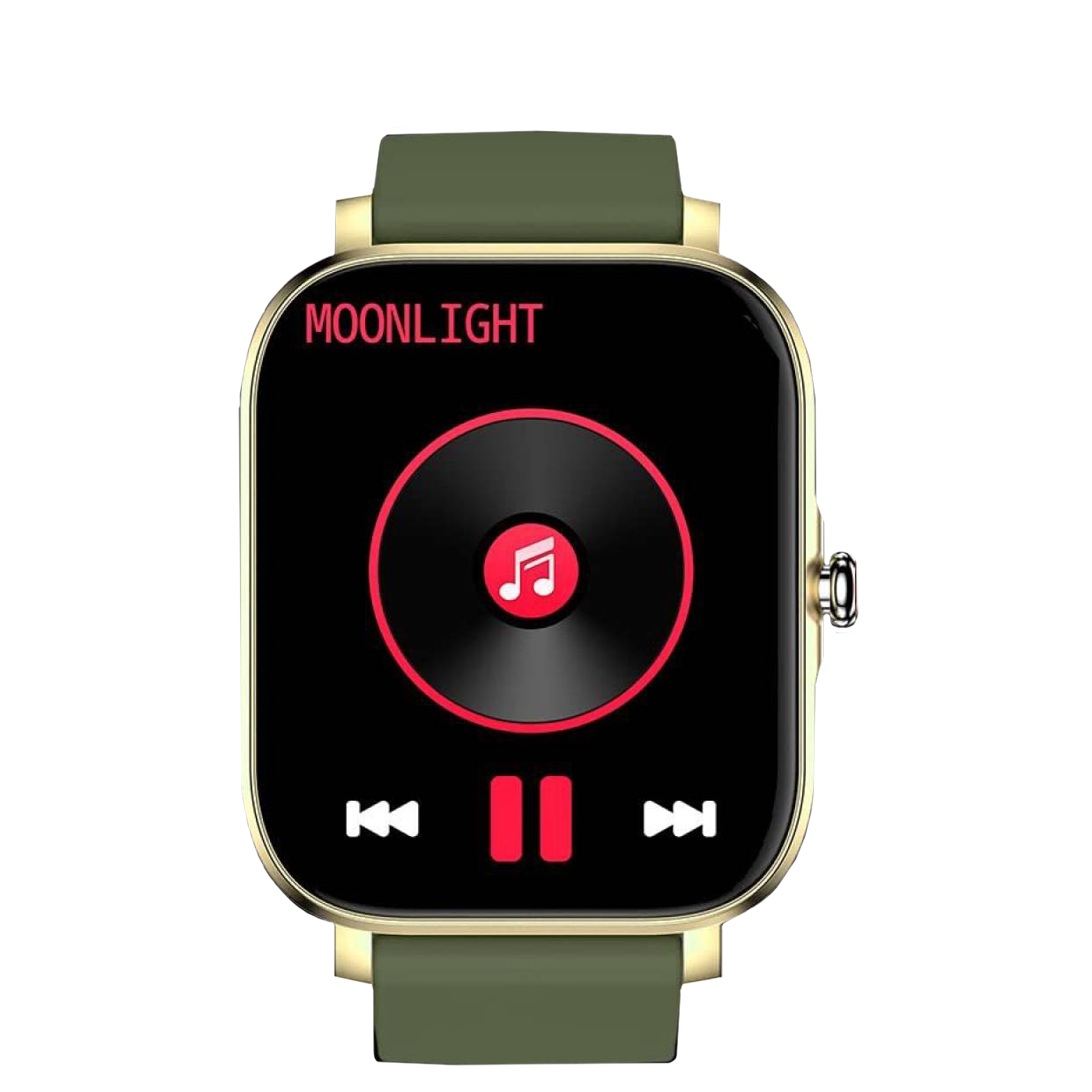 

CROSSBEATS Ignite LYT Smartwatch with Activity Tracker (42.92mm 2.5D Double-Curved IPS Display, IP68 Water Resistant, Zenith Gold Strap)