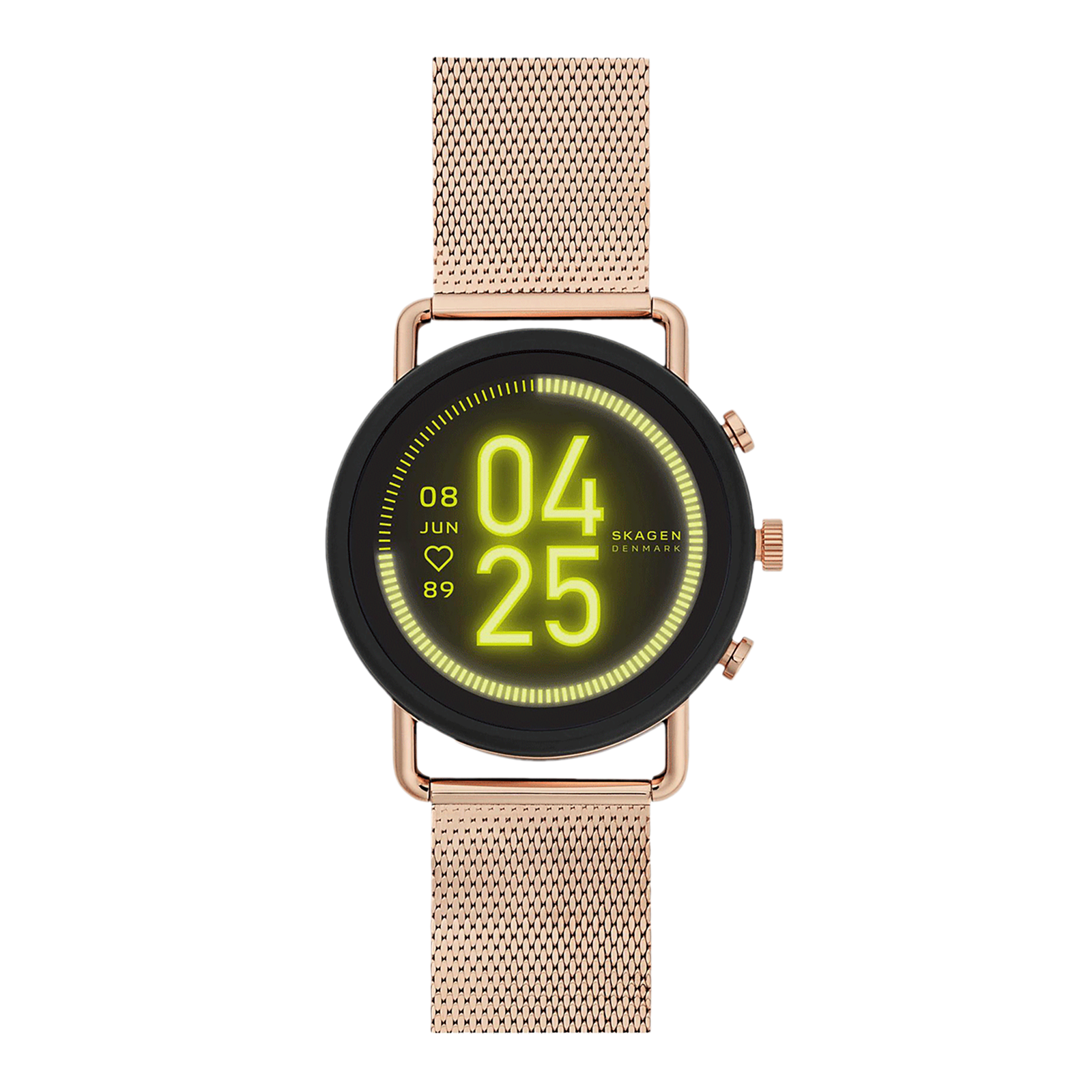

Skagen Gen 5 Falster 3 Smartwatch with Activity Tracker (42mm Digital Display, Water Resistant, Rose Gold Strap)