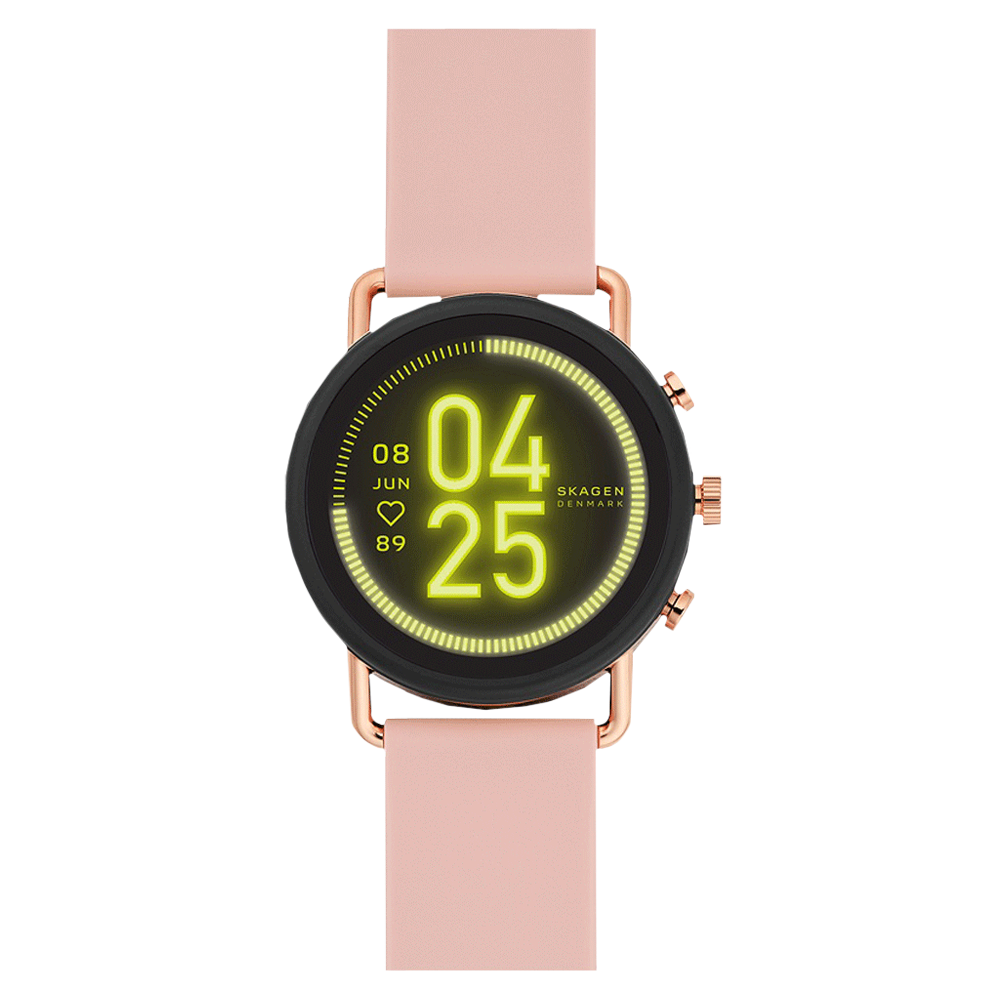 

Skagen Gen 5 Falster 3 Smartwatch with Activity Tracker (42mm Digital Display, Water Resistant, Pink Strap)