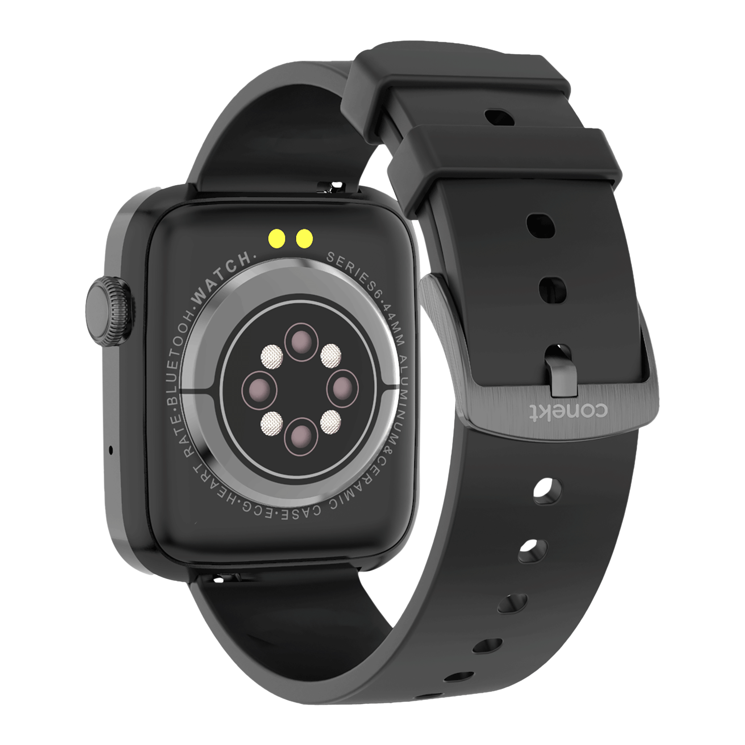 Buy Conekt SW1 Smartwatch with Bluetooth Calling (43.68mm HD IPS Display, IP67 Waterproof, Black Strap) –
