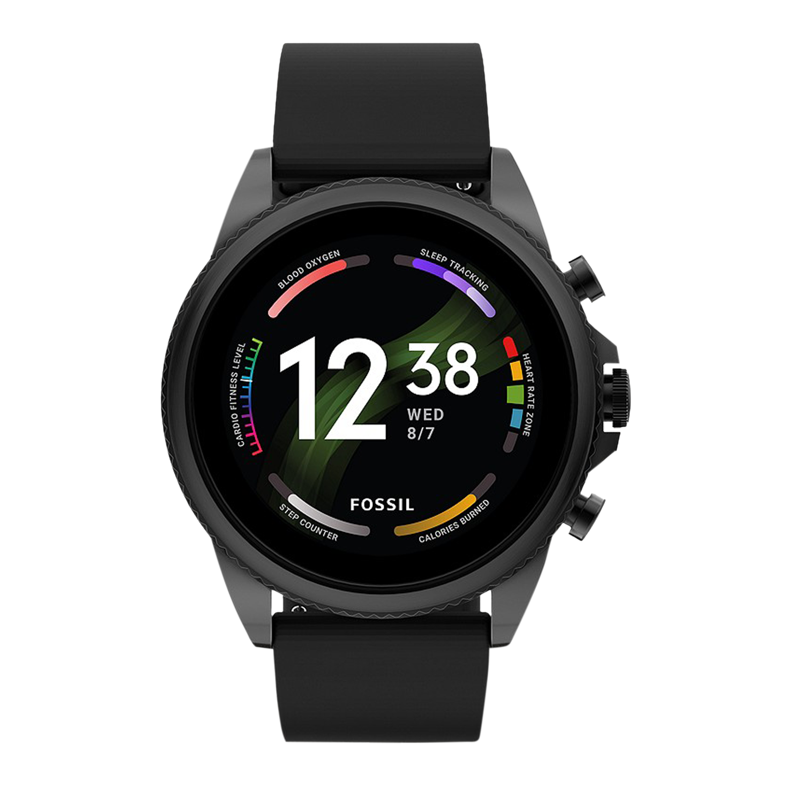 

Fossil Gen 6 Smartwatch with Bluetooth Calling (44mm AMOLED Display, 3ATM Water Resistant, Black Strap)