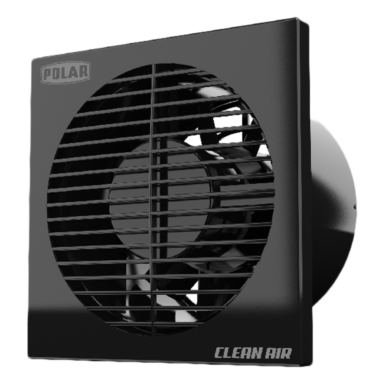POLAR Clean Air Passion Axial 150mm Exhaust Fan (Silent Operation, Black)