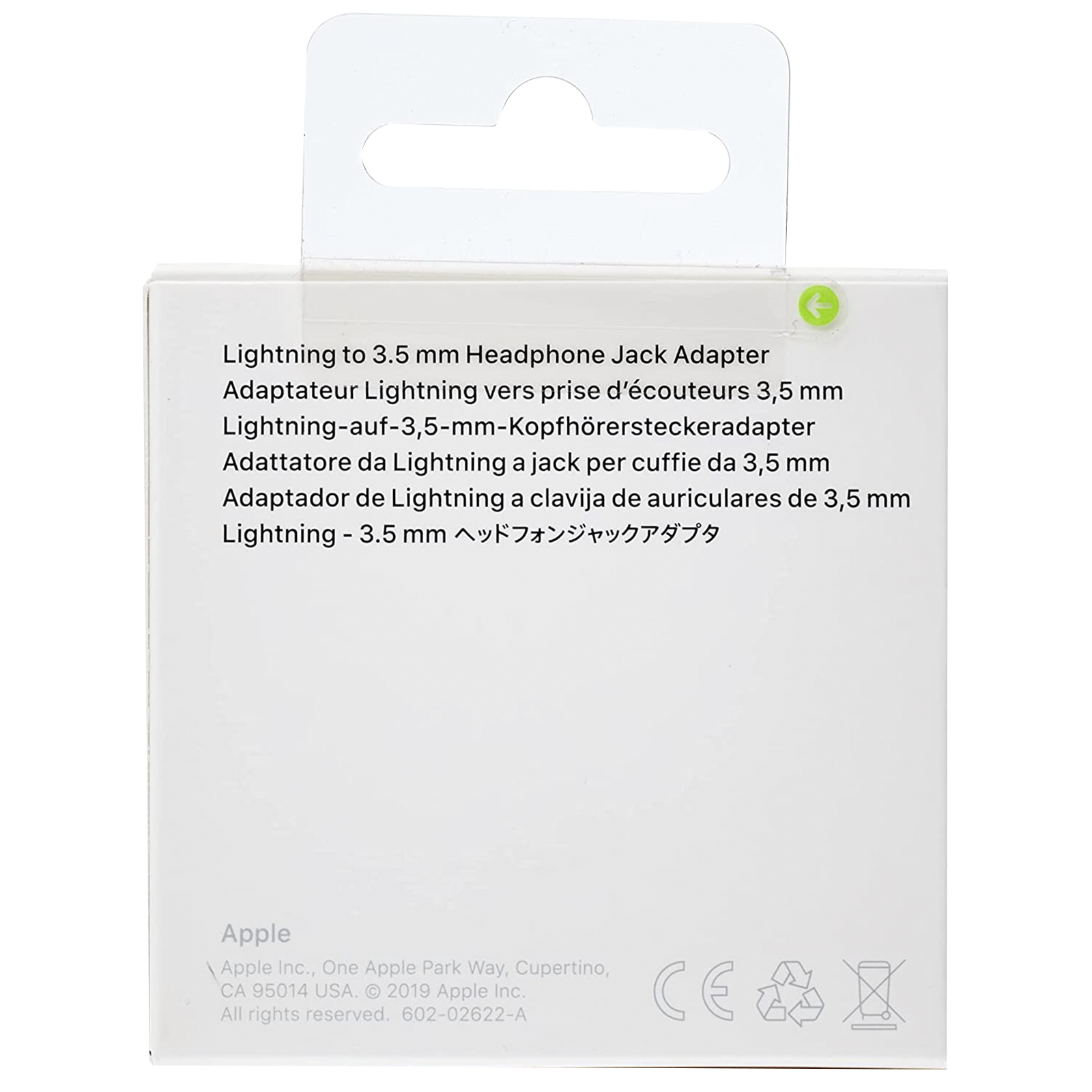 Buy Apple Lightning to 3.5mm Aux 0.32 Feet (0.1M) Adapter (Flexible  Compatibility, White) Online - Croma
