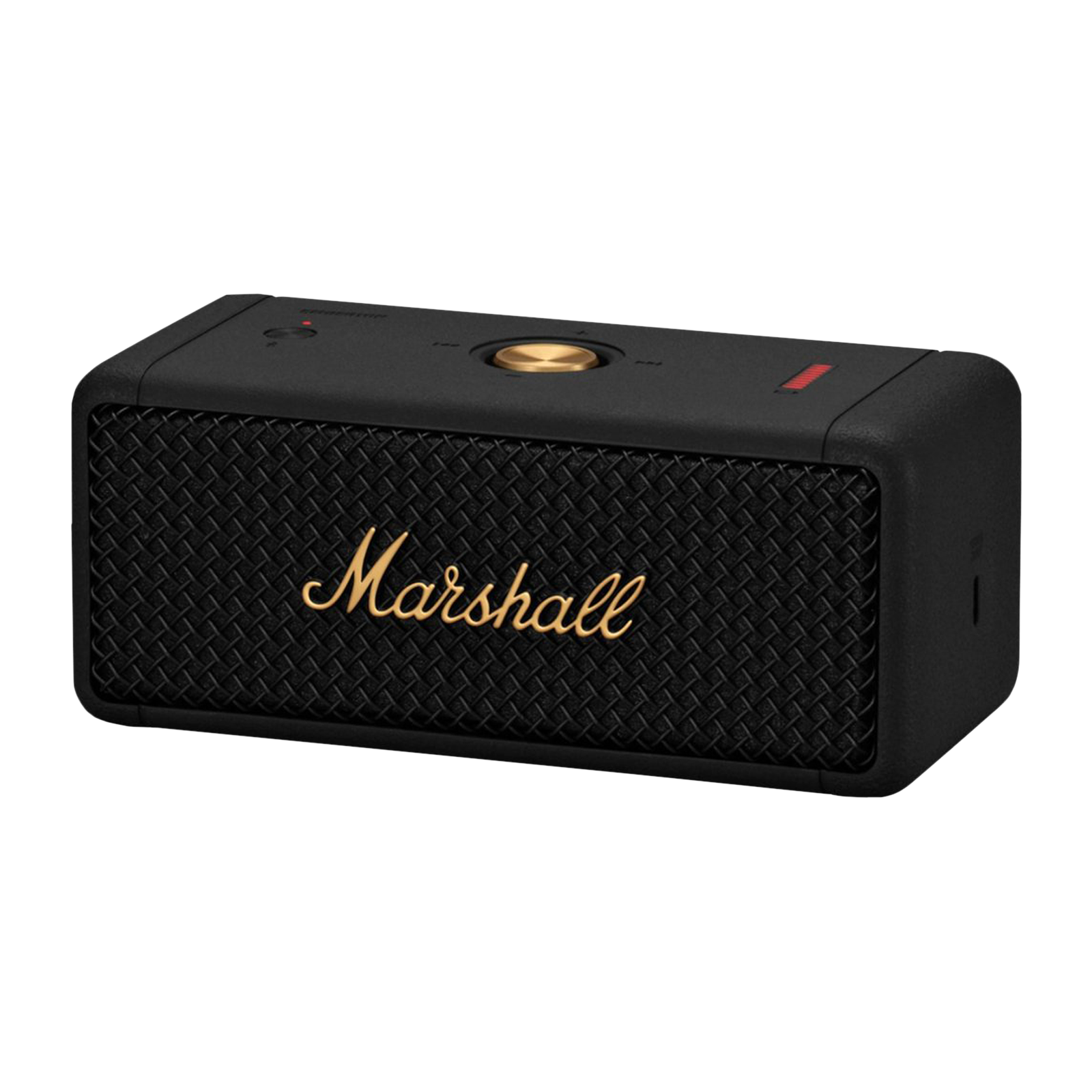 Buy Speaker Water Channel, Sound, – Portable Emberton Croma Stereo Resistant, Bluetooth 20W Superior Black/Brass) Online (IPX7 Signature Marshall