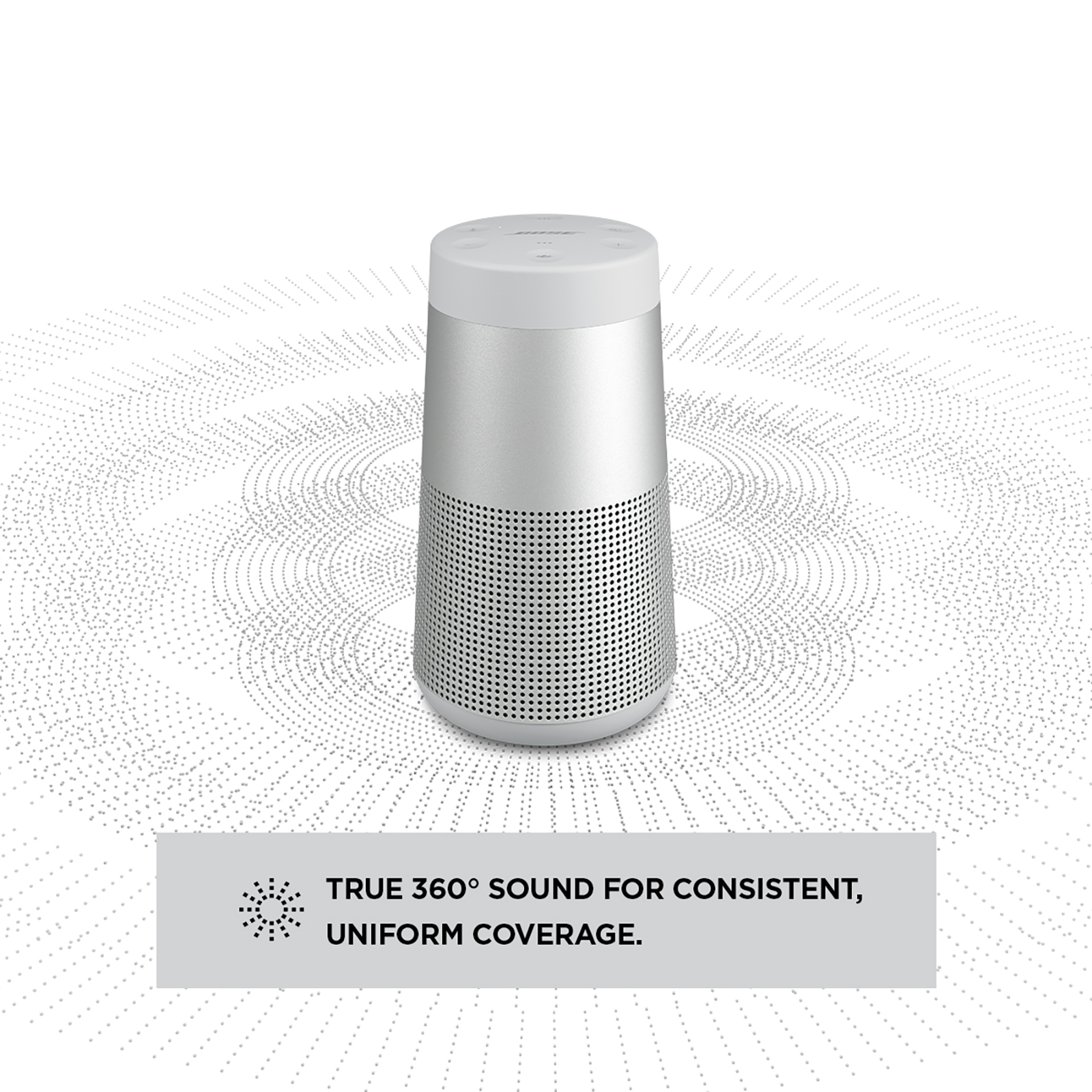 Buy Bose SoundLink Revolve II with Google & Siri Compatible Smart Speaker  (360 Degree Sound, Luxe Silver) Online – Croma