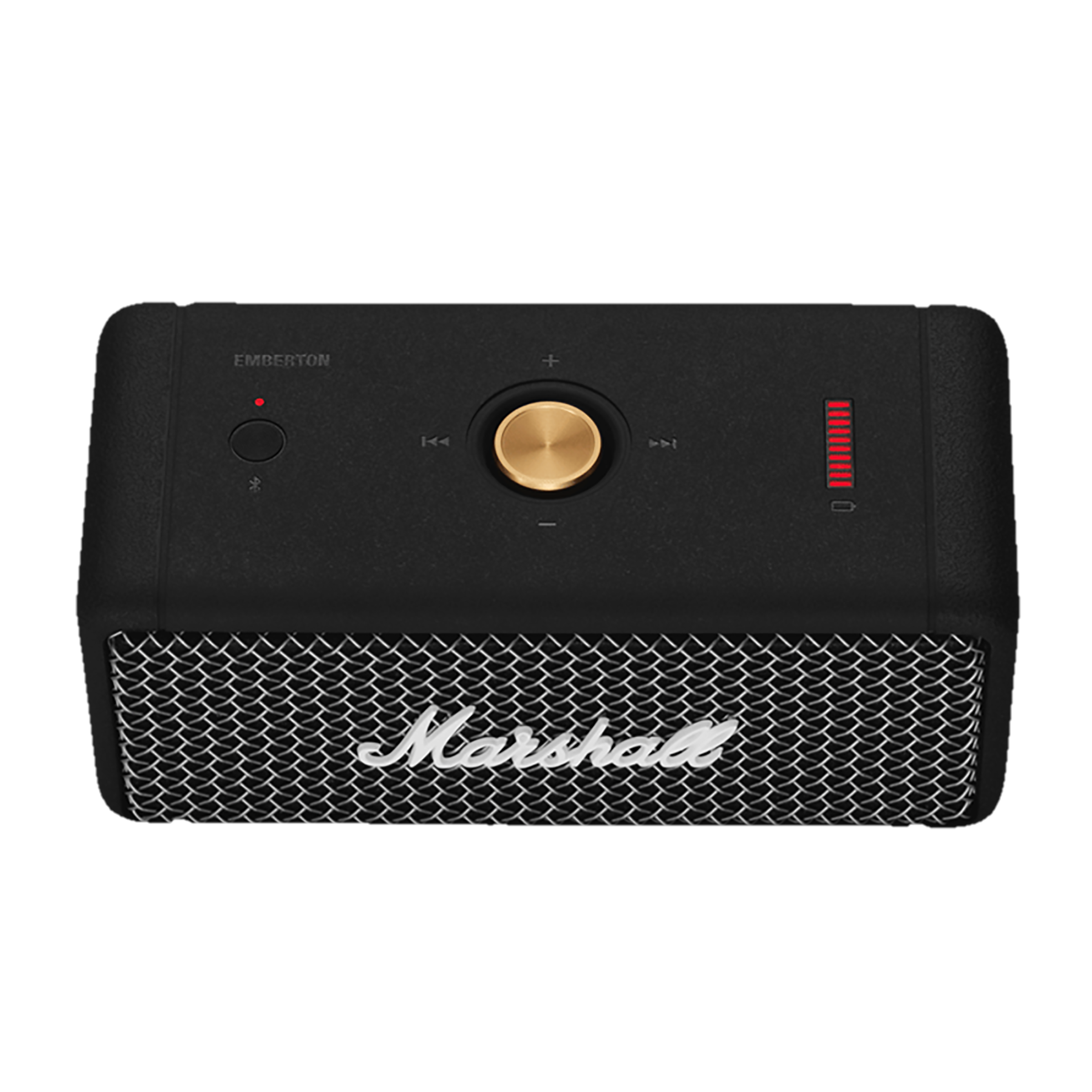 Buy Marshall Emberton 20W Portable Online – Bluetooth Stereo Channel, Water (IPX7 Signature Black) Sound, Croma Superior Resistant, Speaker