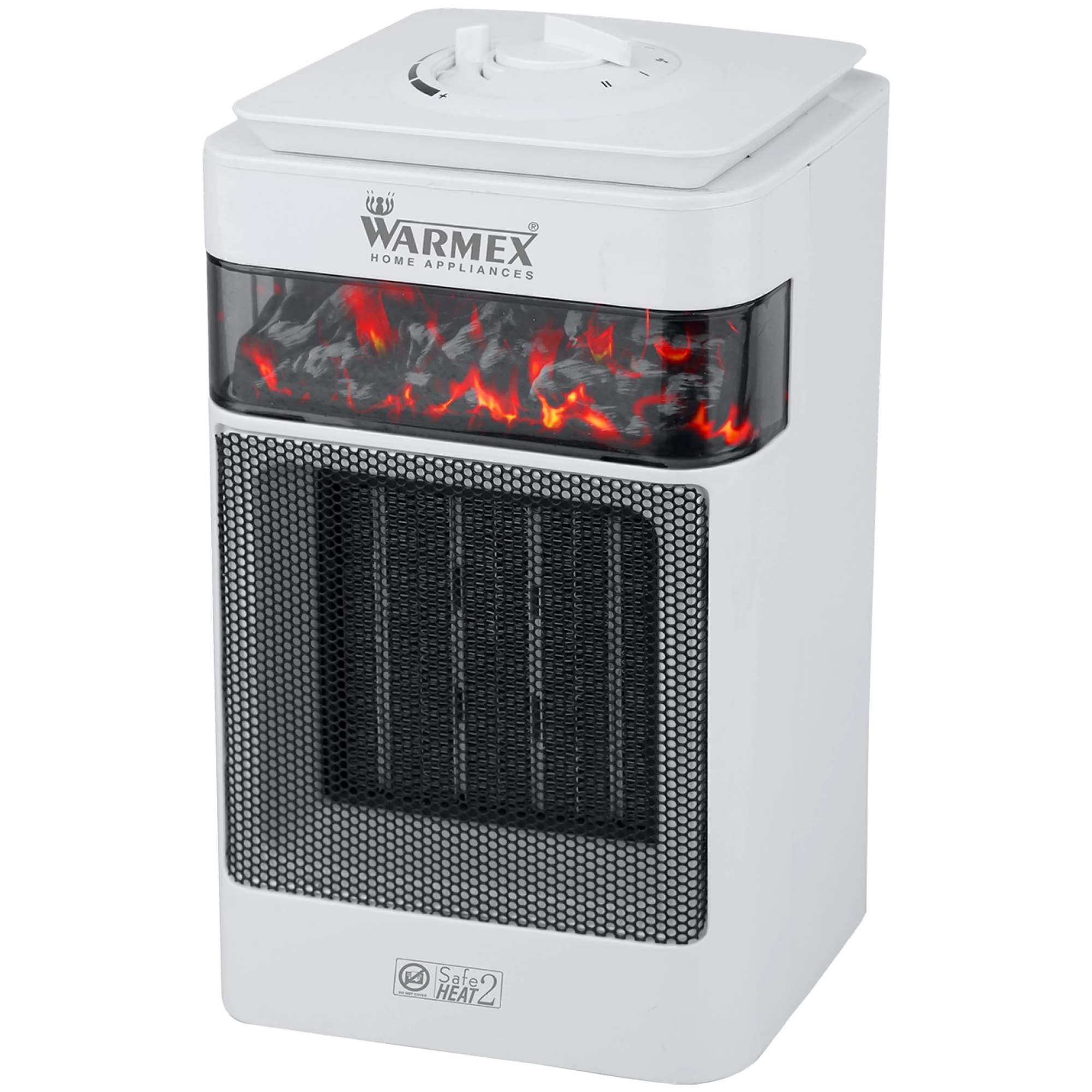 WARMEX Bonfire Plus 1500 Watts PTC Ceramic Fan Room Heater (Tip Over Safety Switch, White)