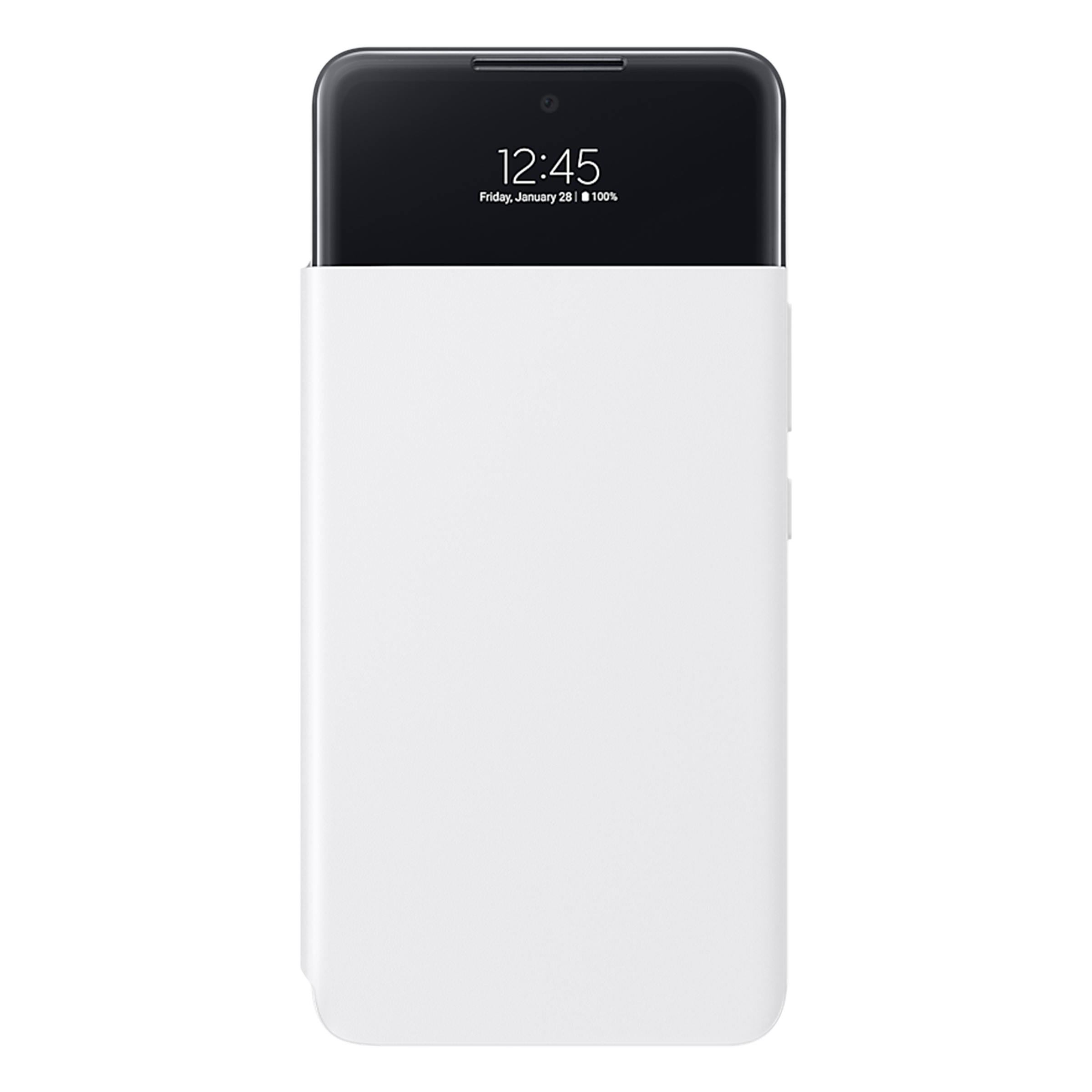 

SAMSUNG Smart S View Flip Cover for SAMSUNG Galaxy A53 5G (Anti-Microbial, White)