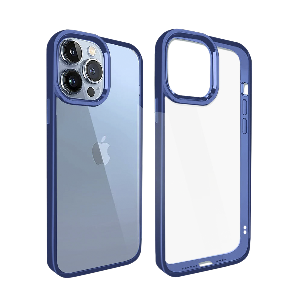 GRIPP Clarion Hard Polycarbonate & Silicone Back Cover for Apple iPhone 14 Pro Max (Drop Protection, Blue)_4