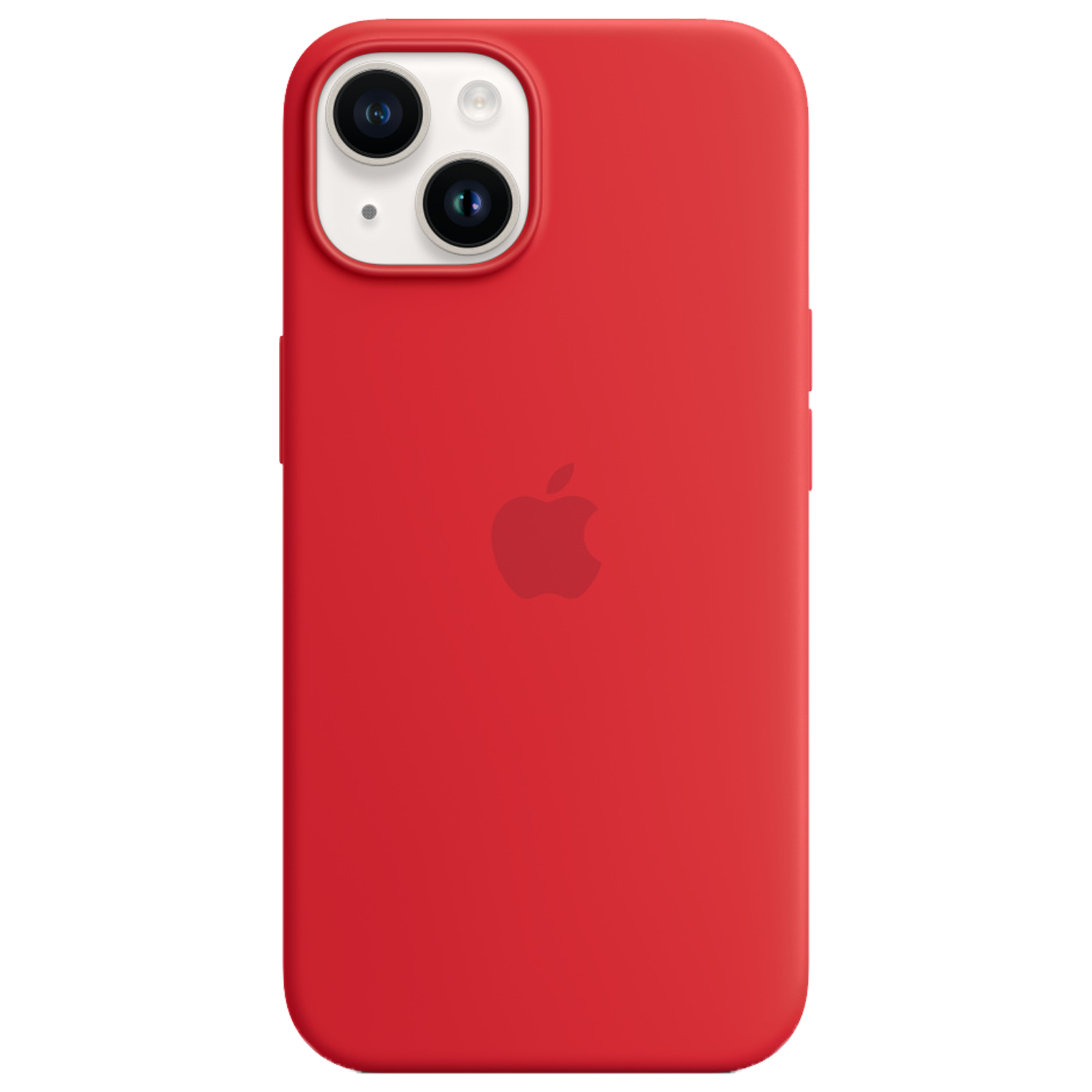 Apple Silicone Case With MagSafe For iPhone 14 ( Product Red )