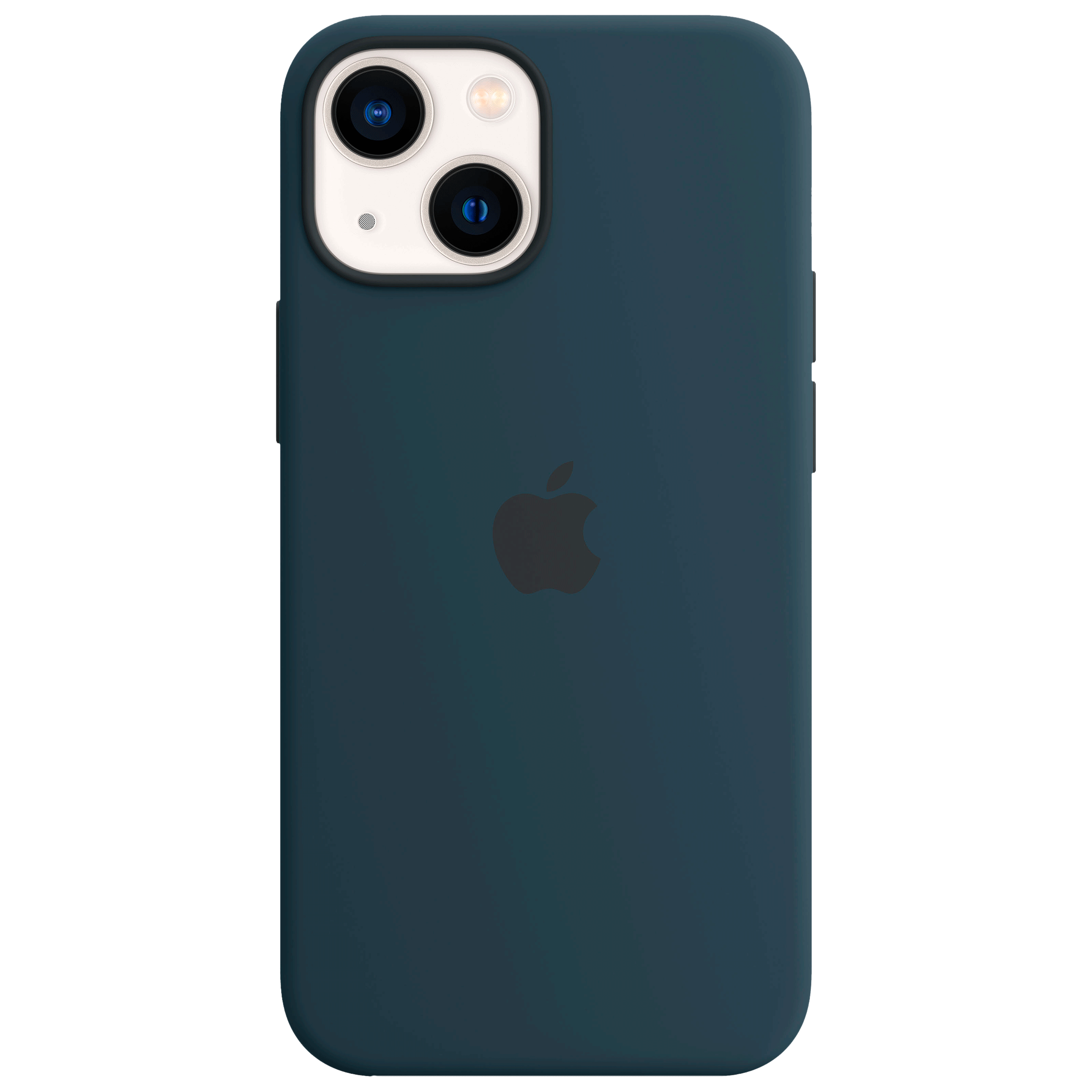 Durable iPhone 13 Mini Transparent Silicone Red Case