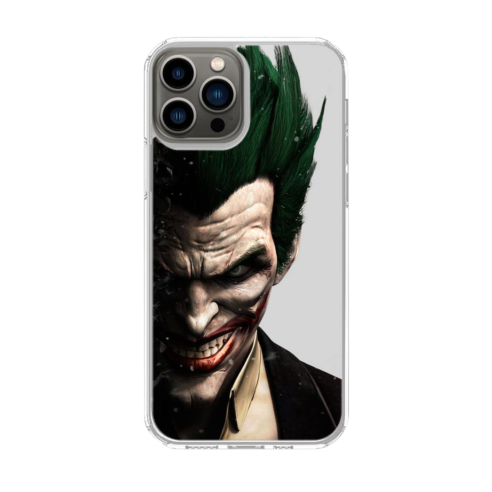 

Macmerise Joker Withers Silicone Back Cover for Apple iPhone 14 Pro (Supports Wireless Charging, Multi Color), Multicolor