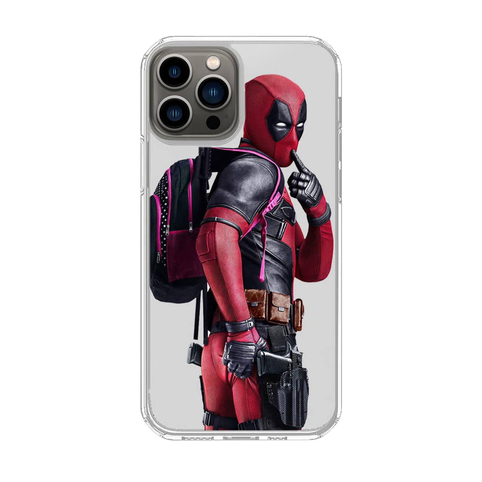 Buy Macmerise Smart Ass Deadpool Silicone Back Cover for Apple